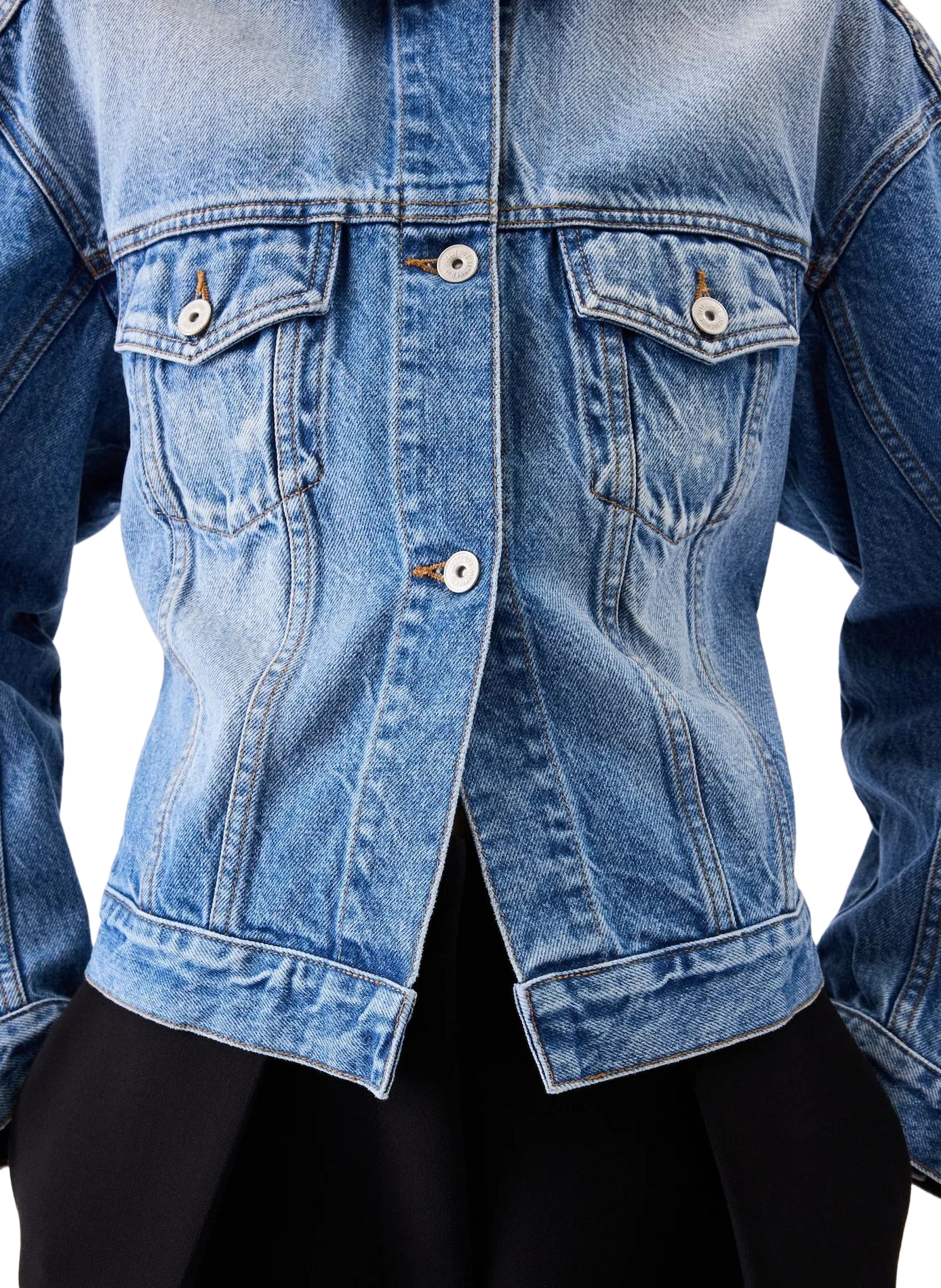 La veste de-Nîmes en coton JACQUEMUS Blue