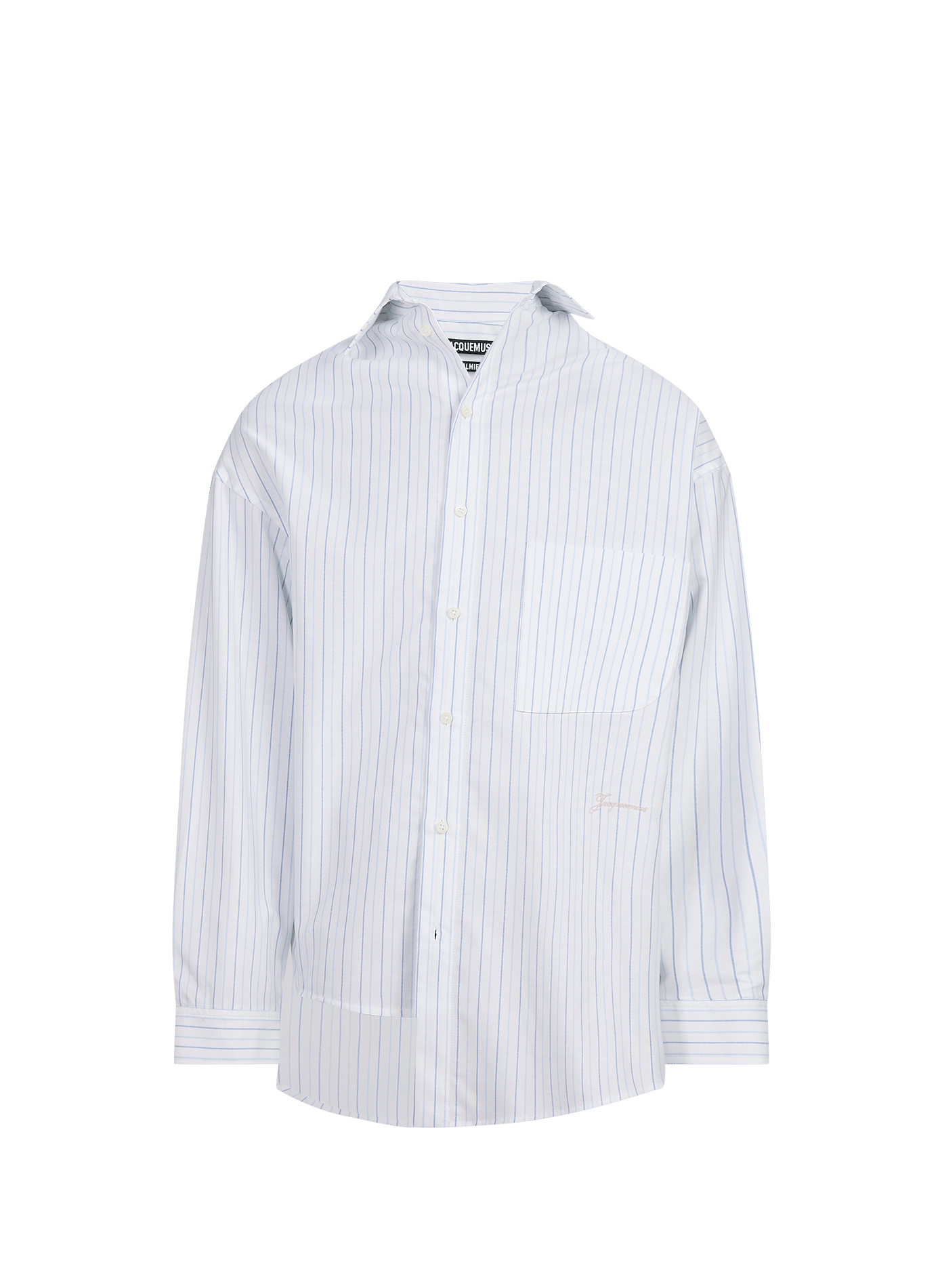 Wijd gestreept overhemd JACQUEMUS Blauw