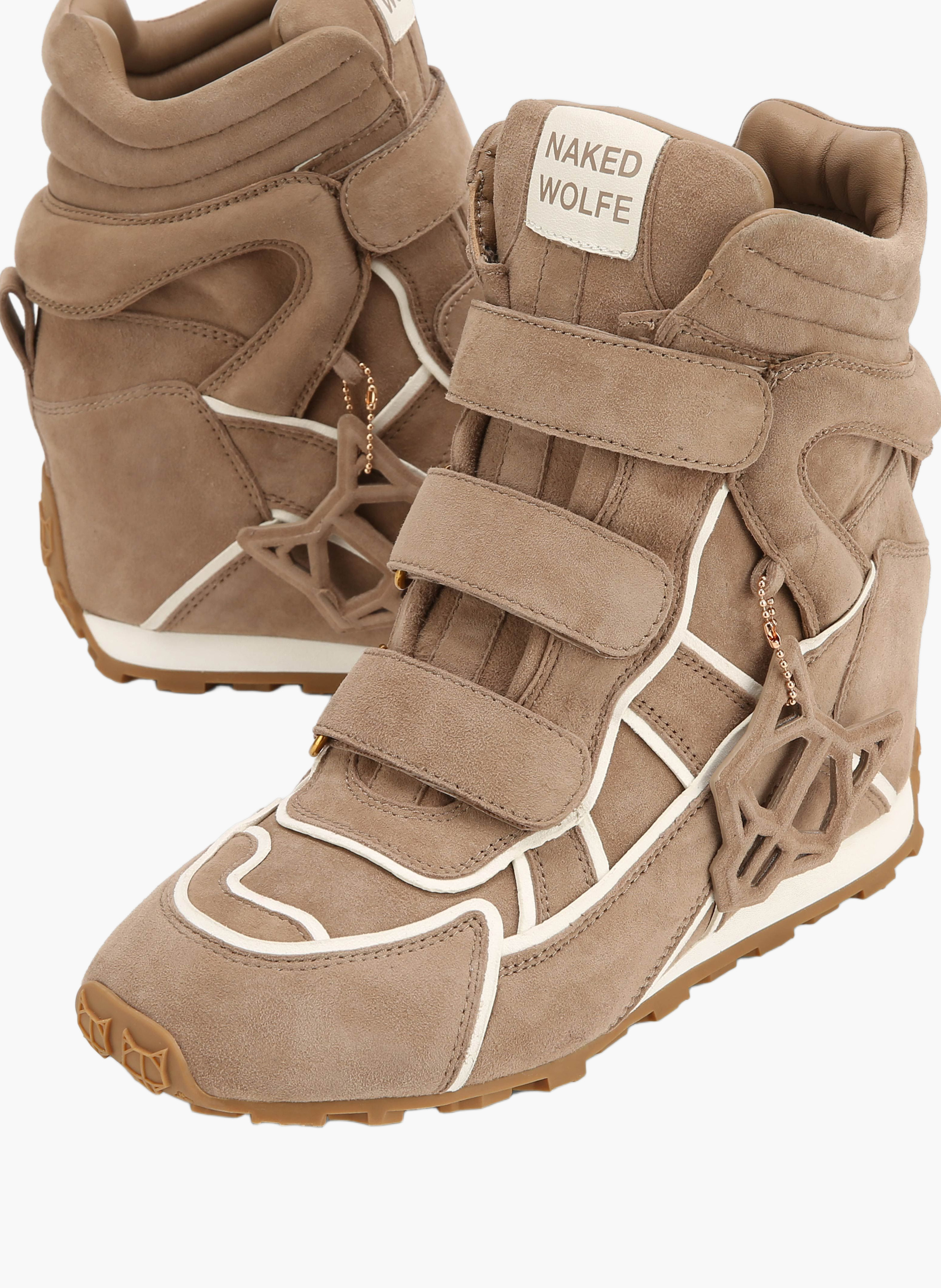 Element sneakers van suède NAKED WOLFE Bruin
