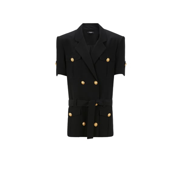 Robe à boutonnière croisée