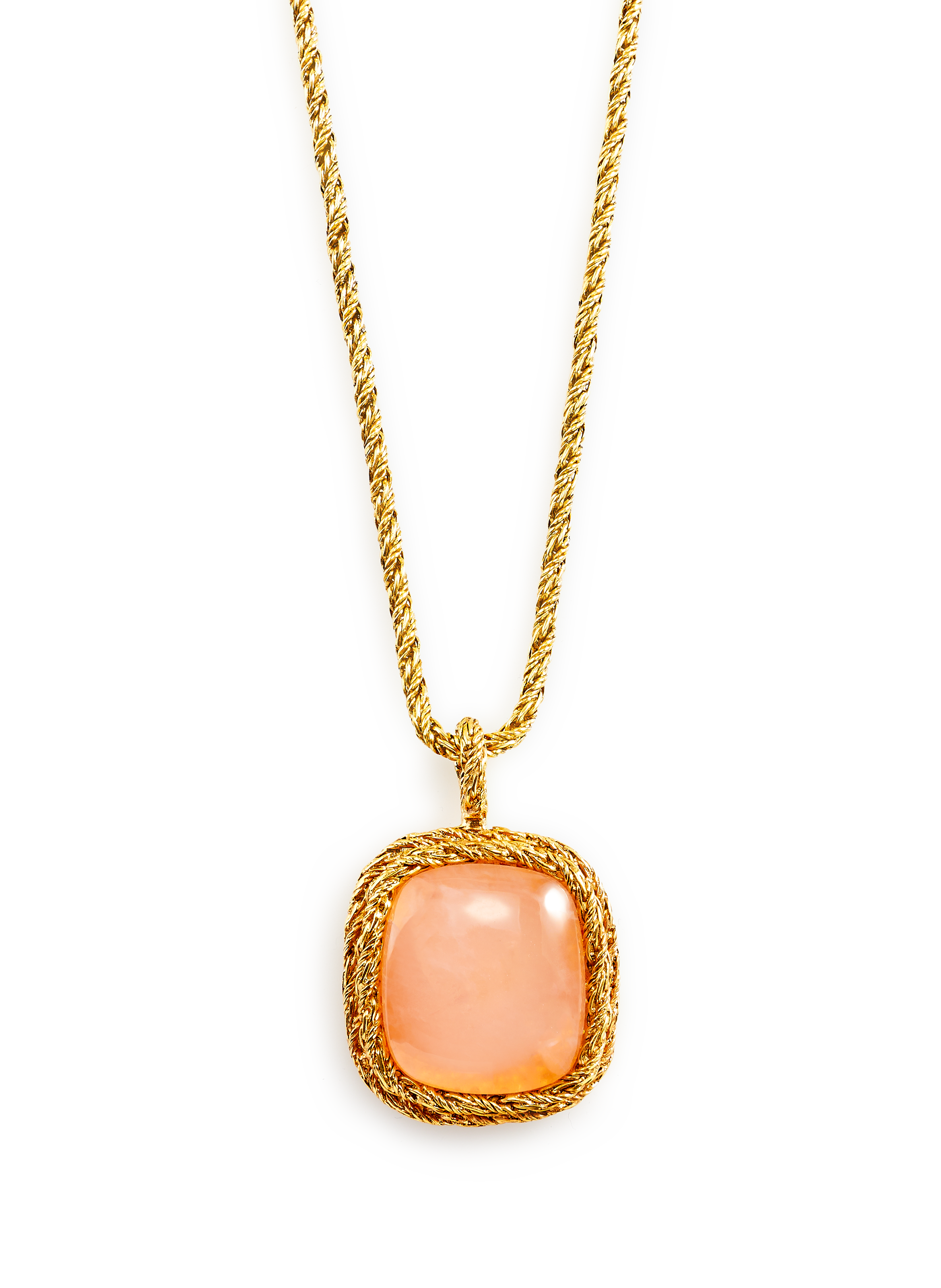Sautoir Miki Quartz AURELIE BIDERMANN Rose