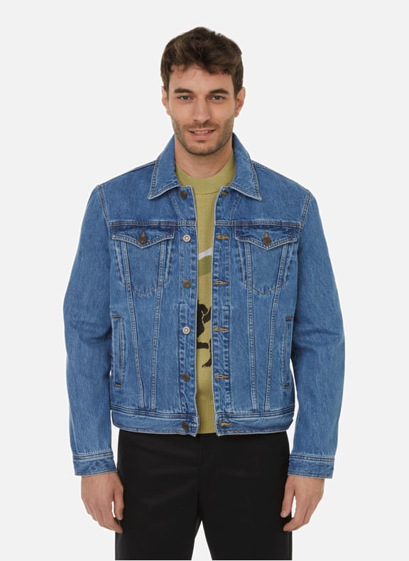 Veste en jean Bleu by SAISON 1865 SAISON 1865 Veste en jean Bleu