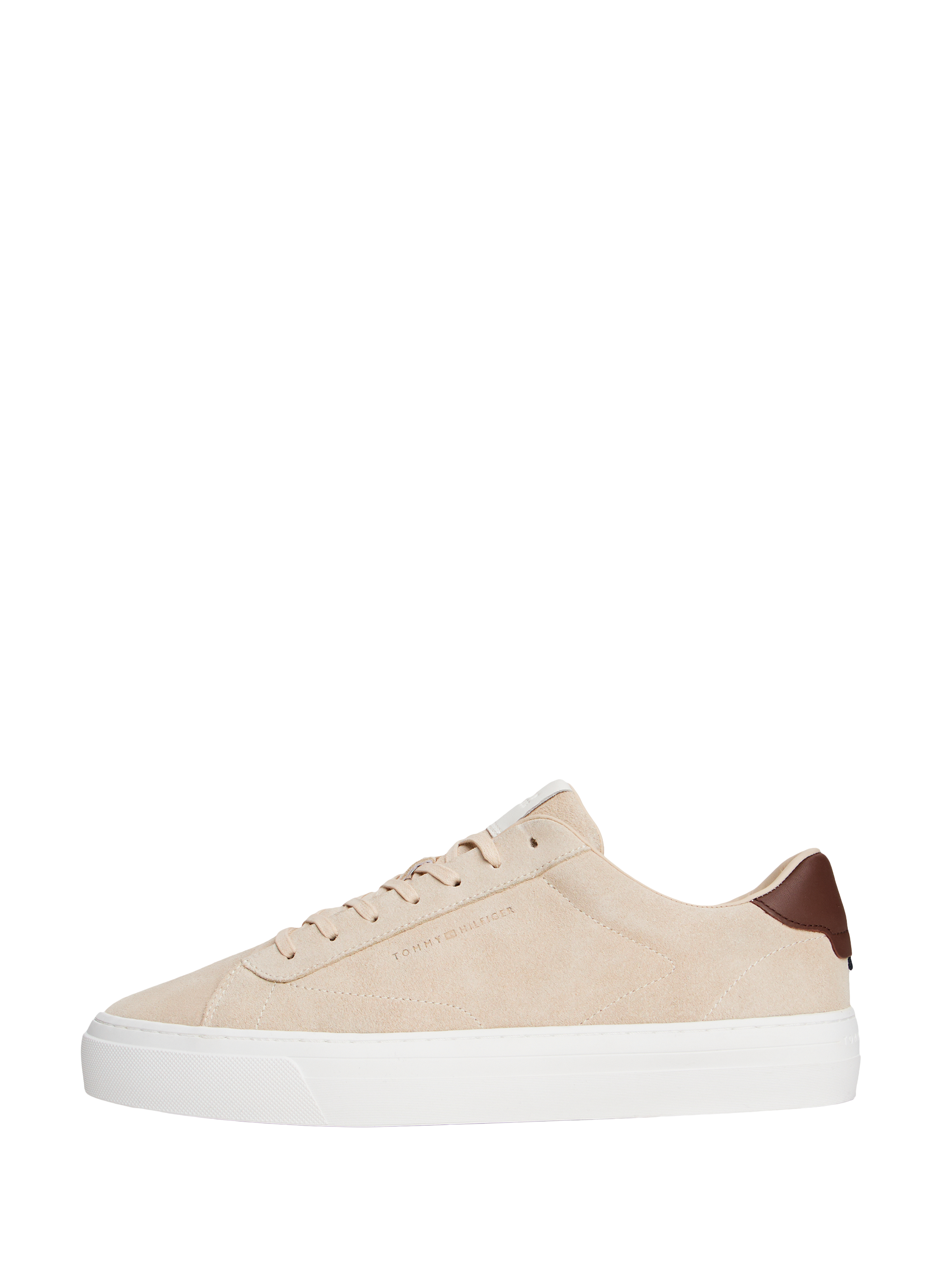 Leather sneakers TOMMY HILFIGER Beige