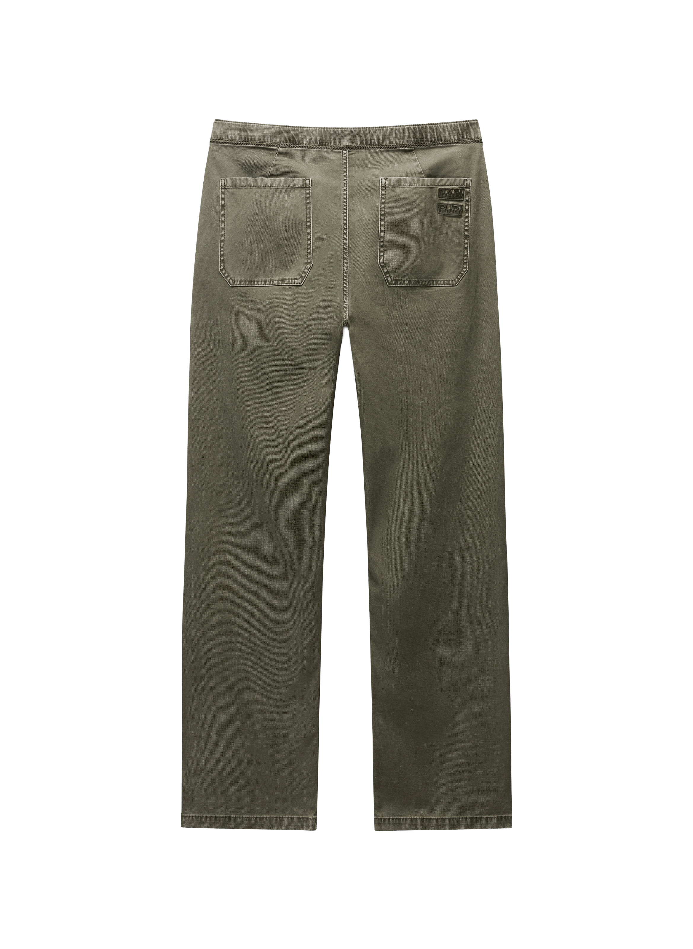 Straight cotton trousers NAPAPIJRI Green
