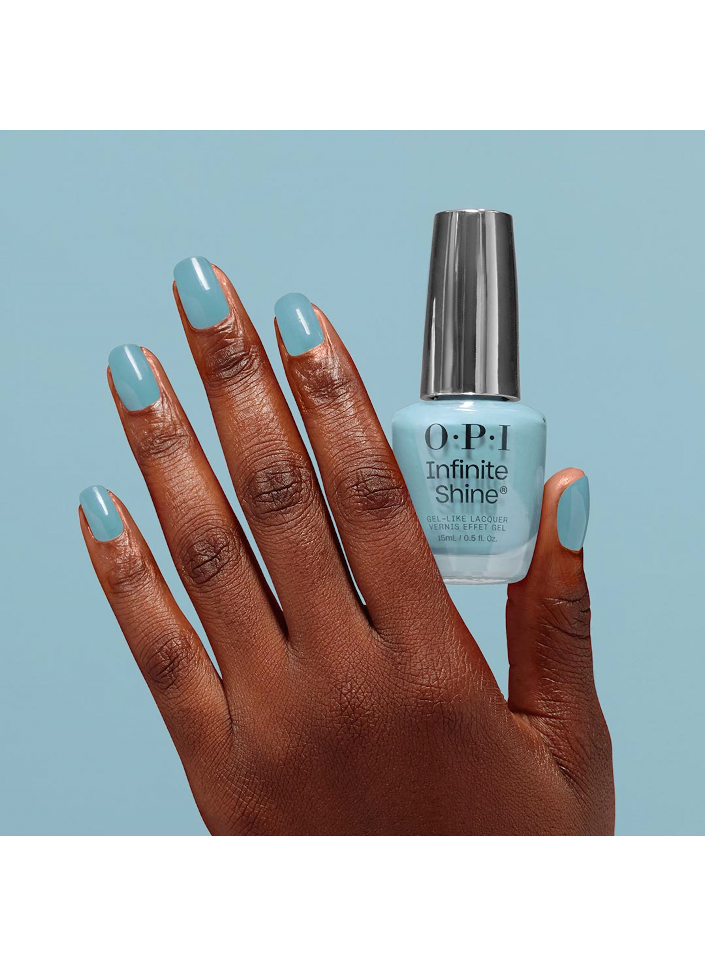 Last from the Past
Infinite Shine
Long-lasting gel effect nail polish OPI Bleu