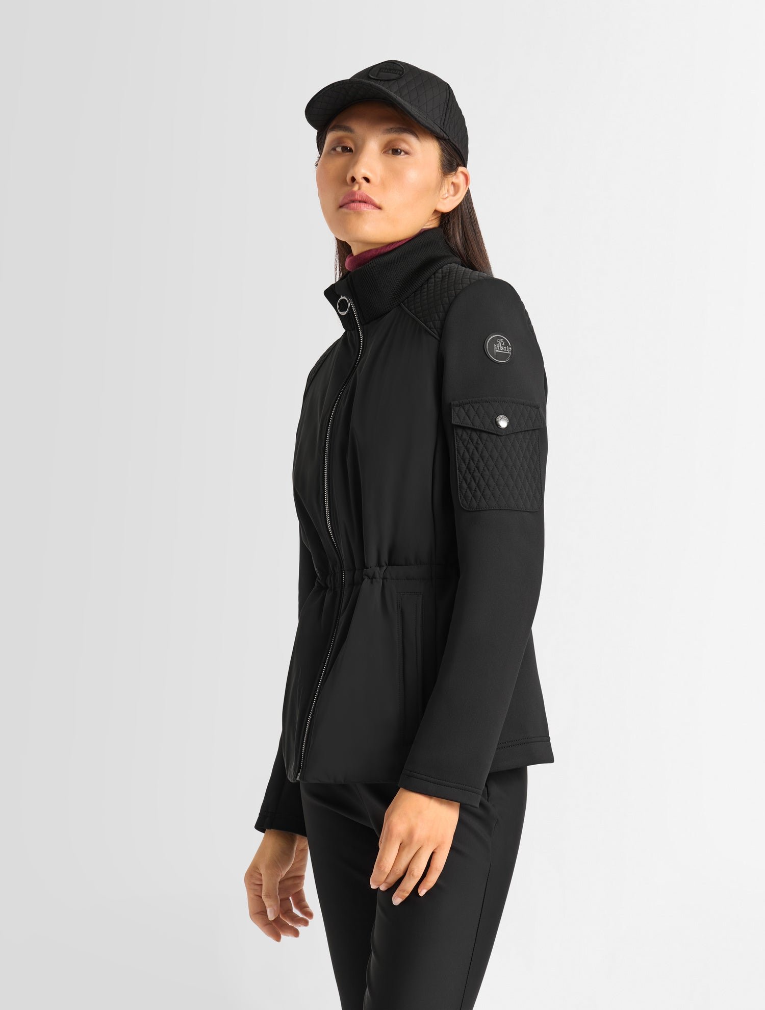 Veste laaïs col montant FUSALP Noir