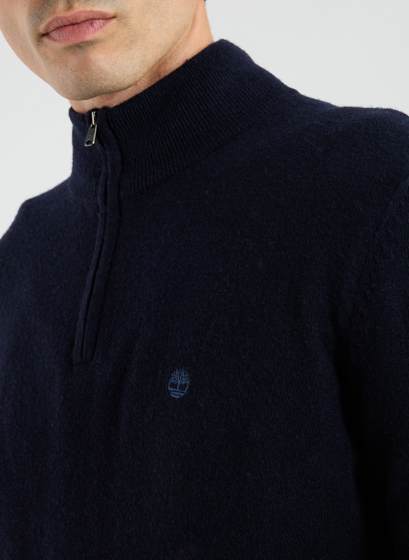 Funnel neck half-zip jumper TIMBERLAND Blue