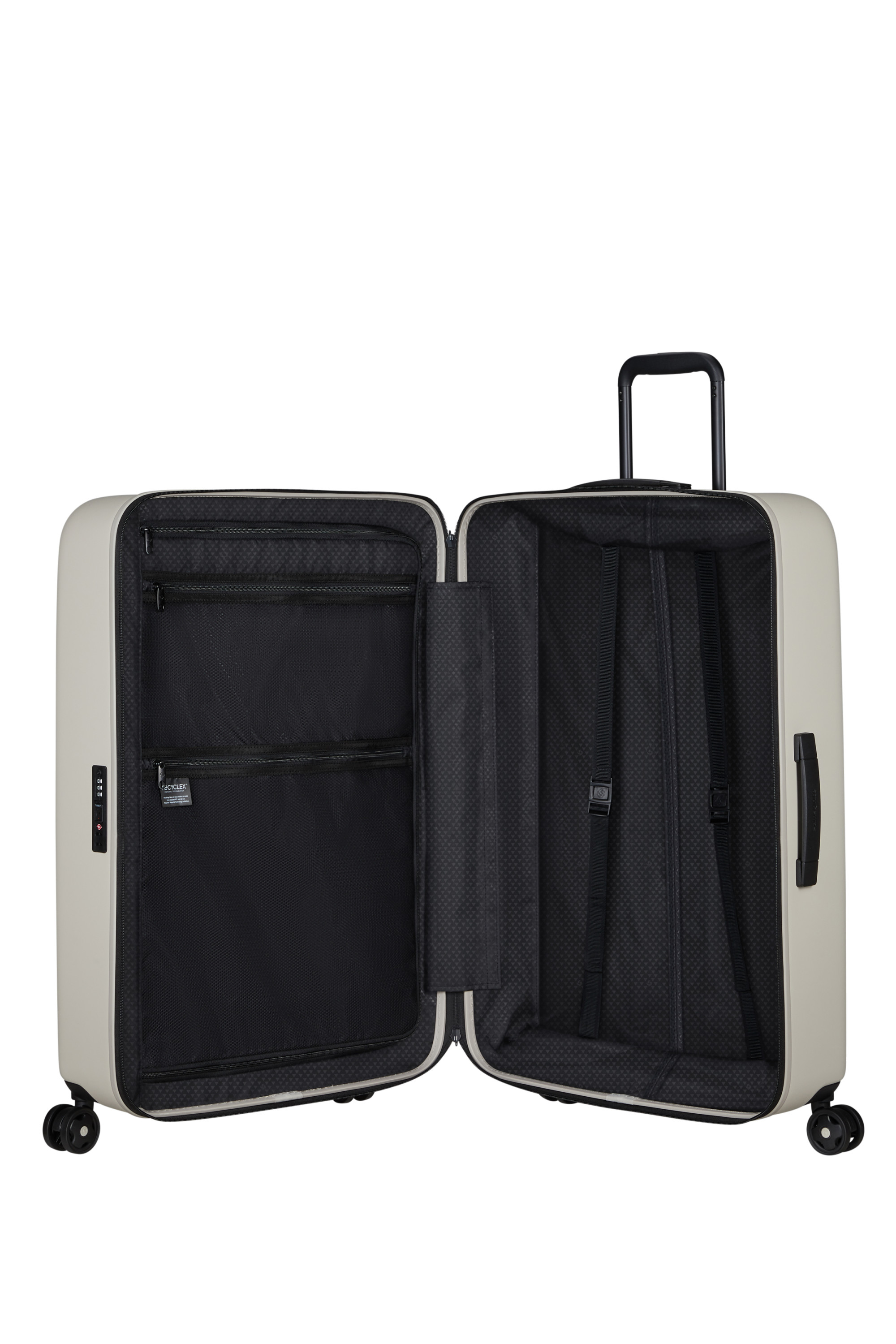 Stackd valise 4 roues taille l SAMSONITE Beige