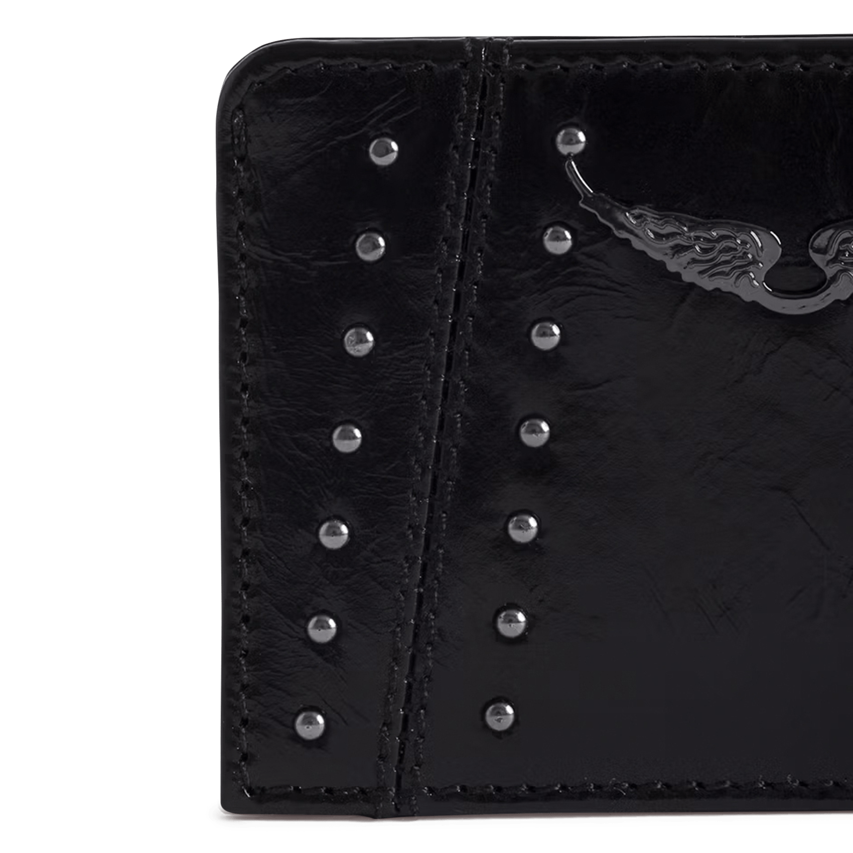 Porte-cartes en cuir zv pass ZADIG&VOLTAIRE Noir