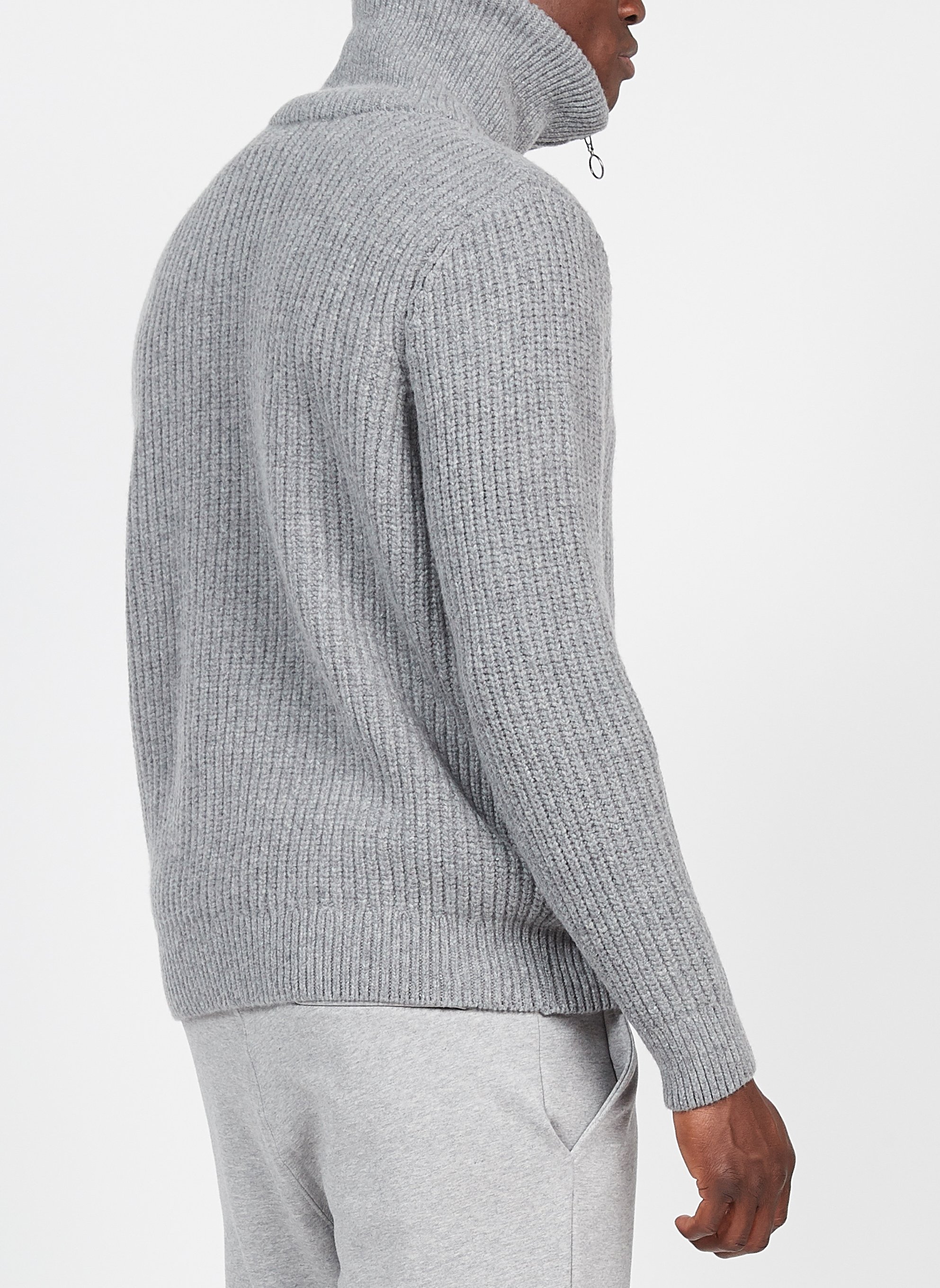 Pull col camionneur en laine mélangée heritage ARMOR-LUX Gris