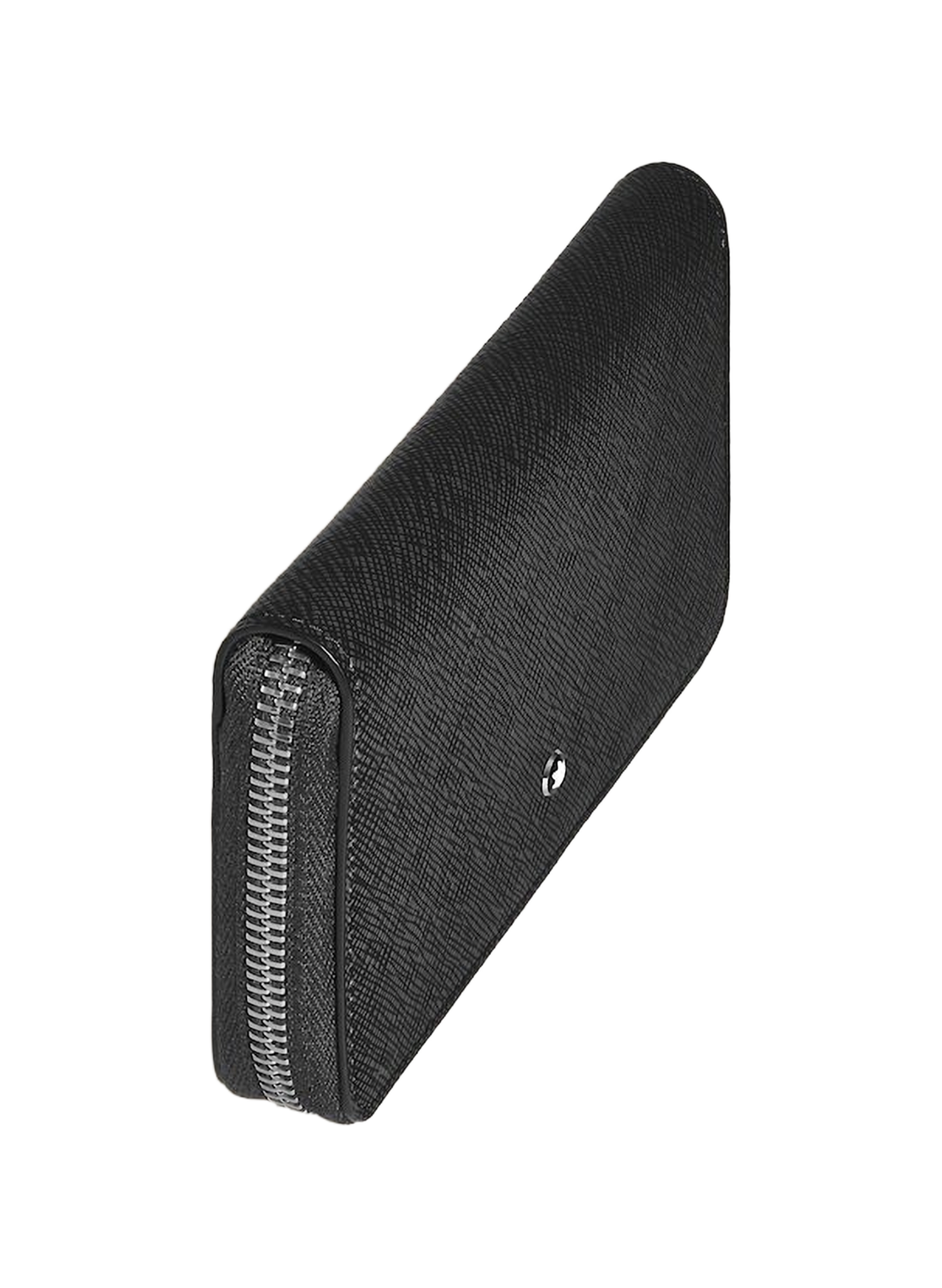 Textured leather wallet MONTBLANC Black