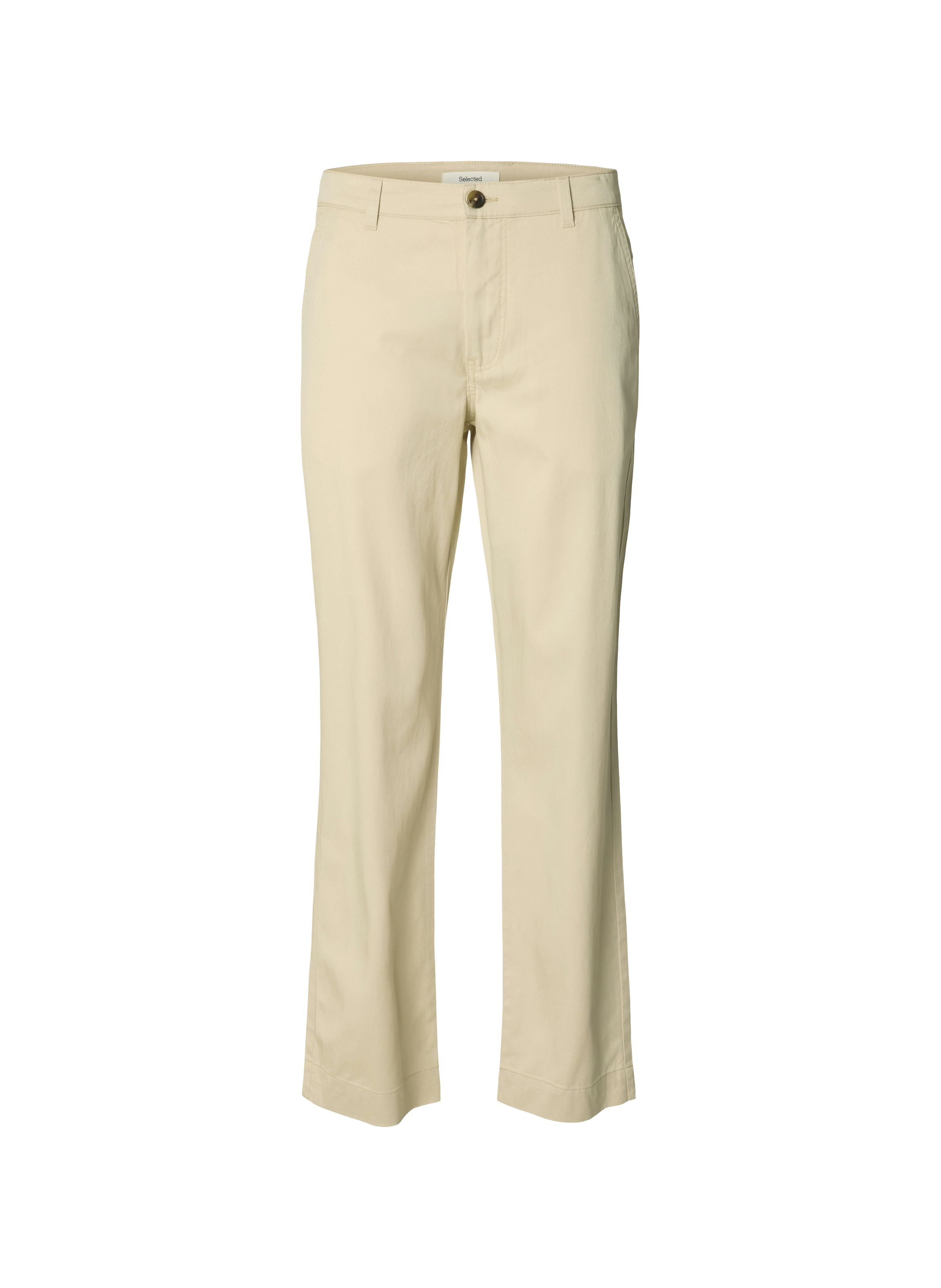 Plain trousers SELECTED Beige