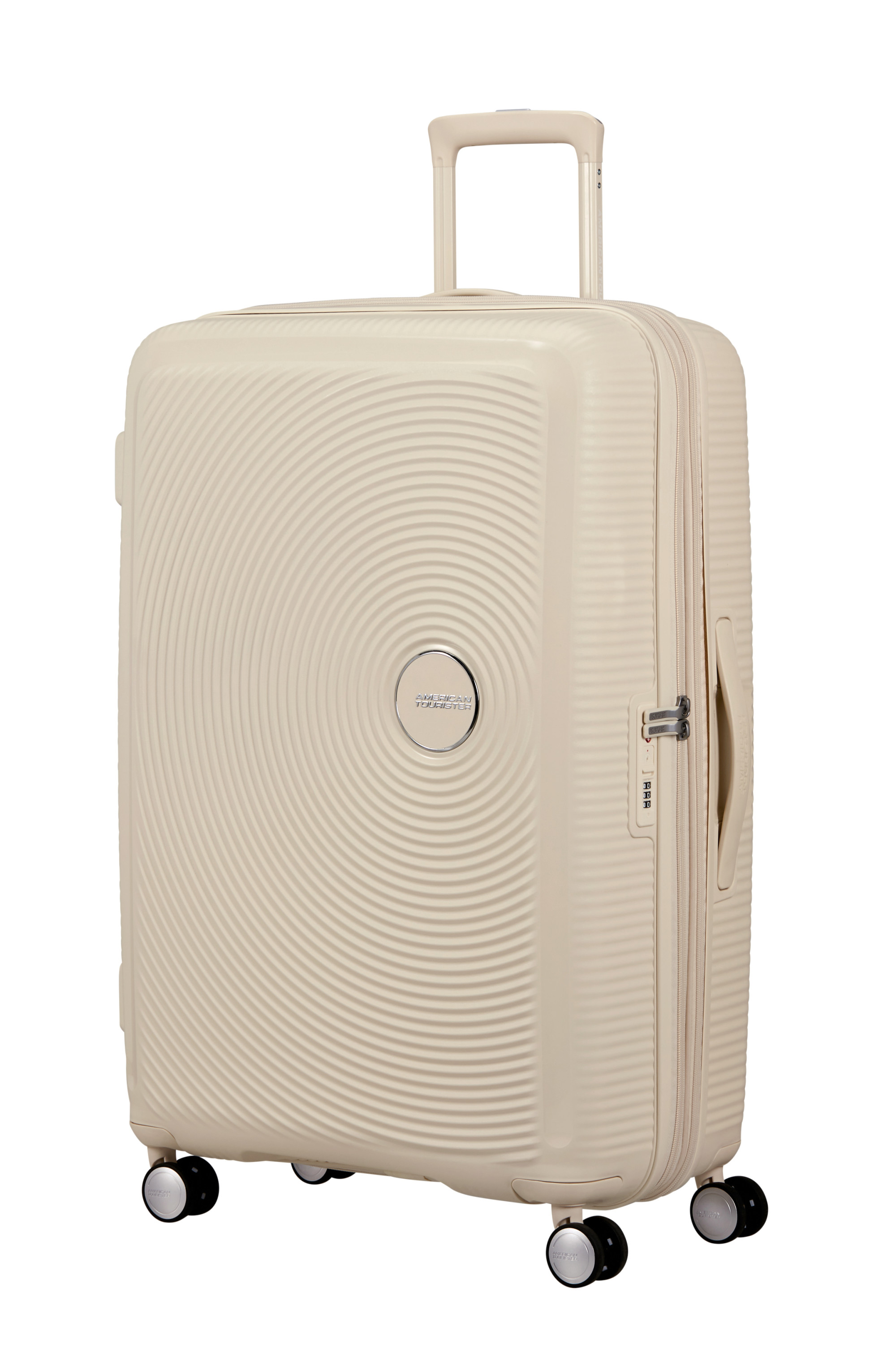 Soundbox valise 4 roues taille l AMERICAN TOURISTER Beige