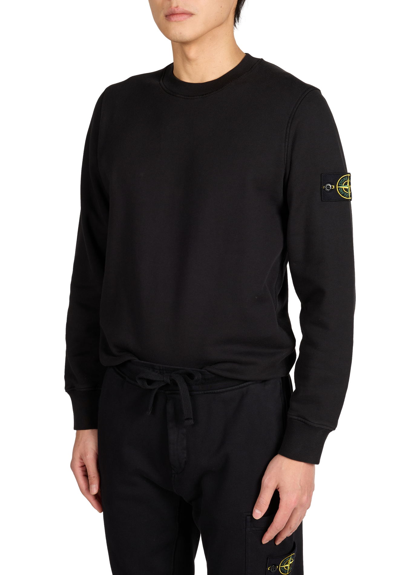 Cotton sweatshirt STONE ISLAND Black