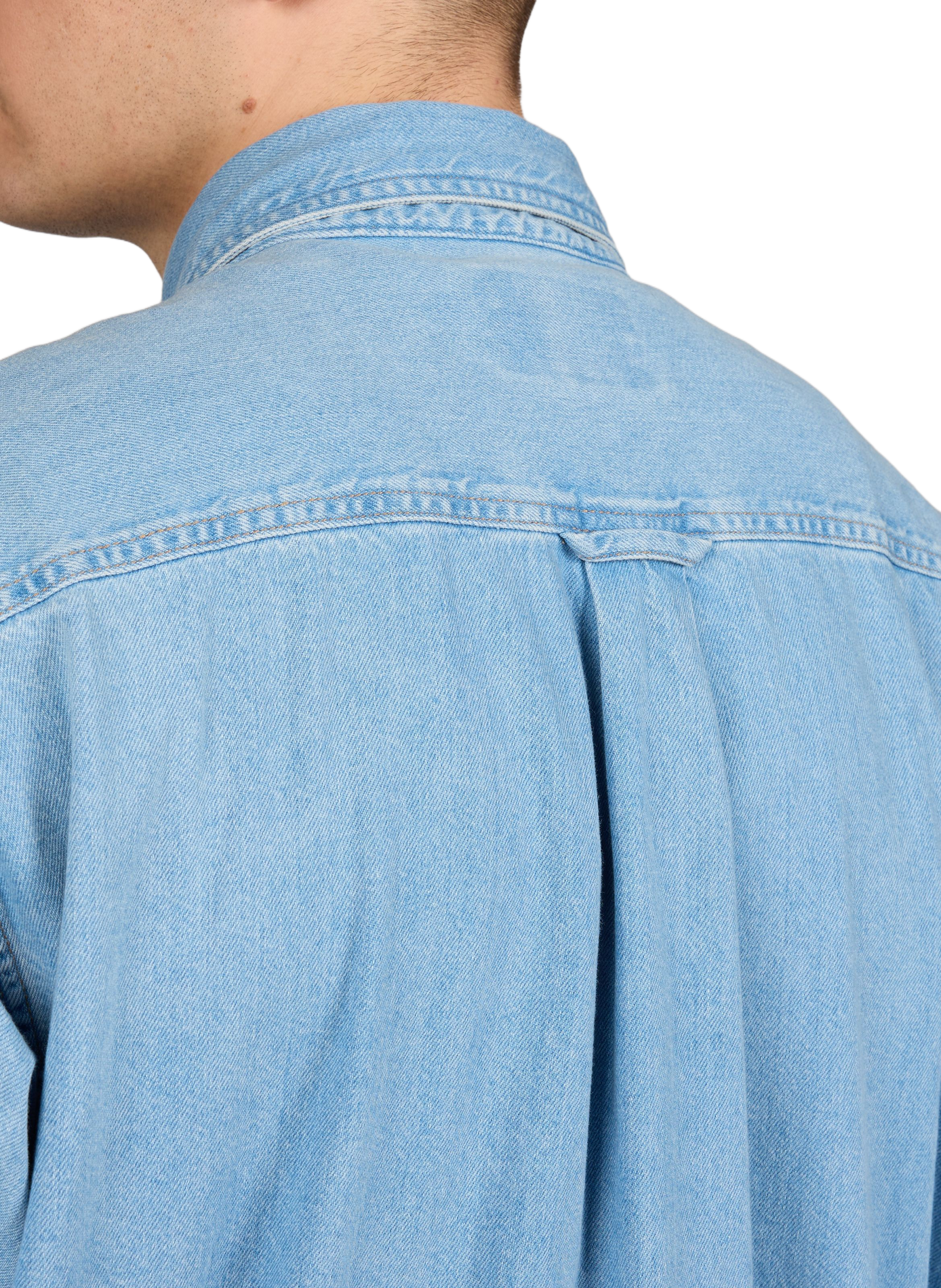 Chemise ample à logo en coton CARHARTT WIP Bleu