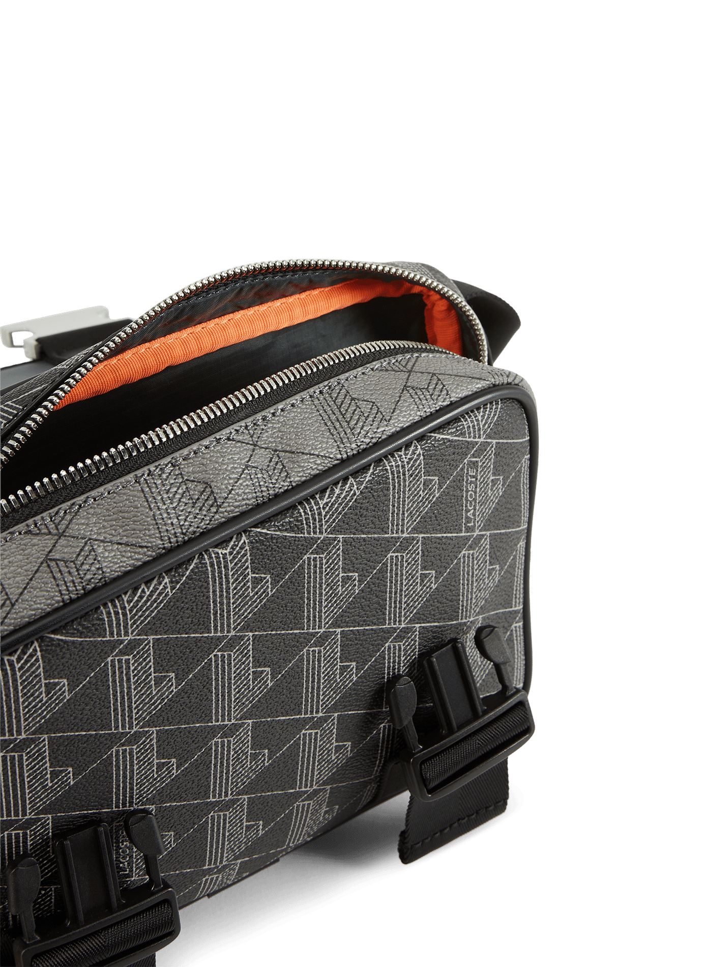 The Blend printed messenger bag LACOSTE Grey