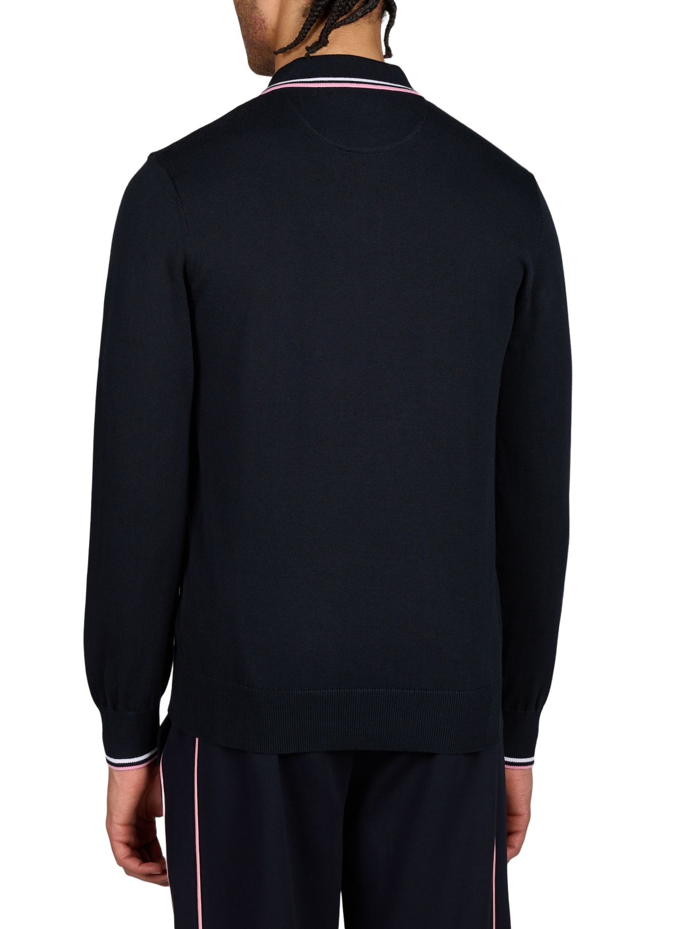 Straight cotton polo shirt EDEN PARK Blue