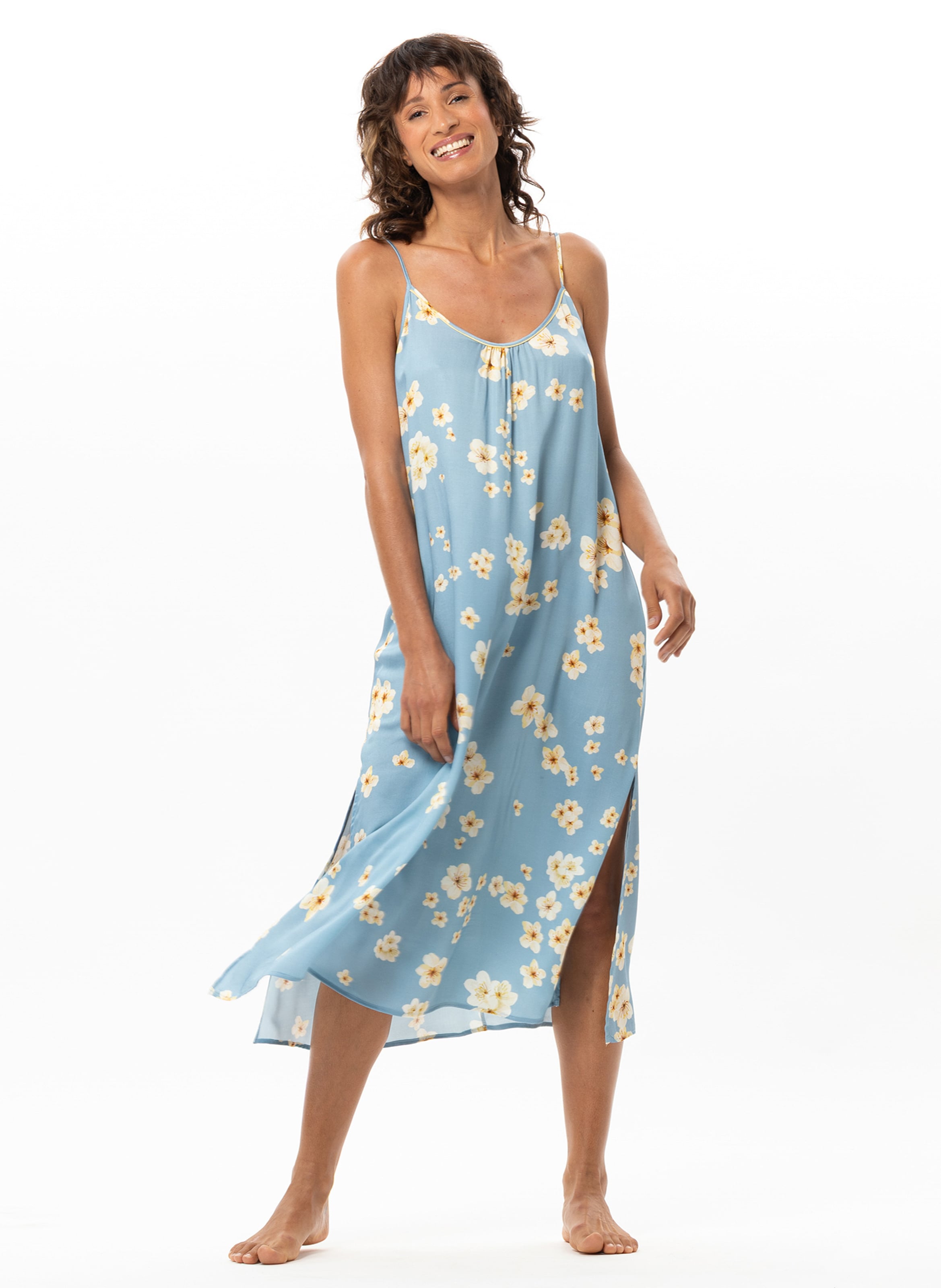 Nuisette longue en viscose eden 213 LE CHAT Multicolore