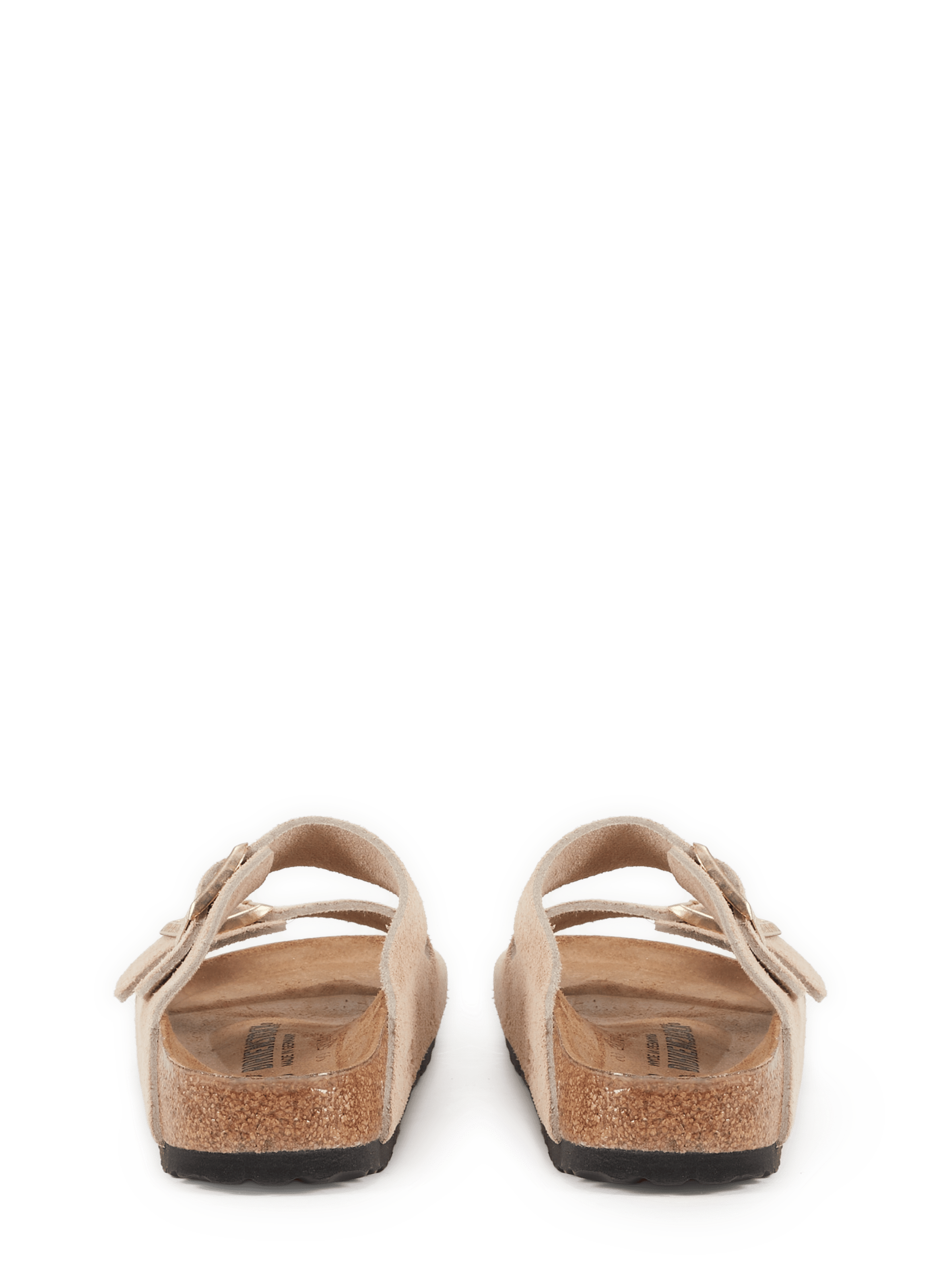 Arizona suede leather sandals BIRKENSTOCK Beige