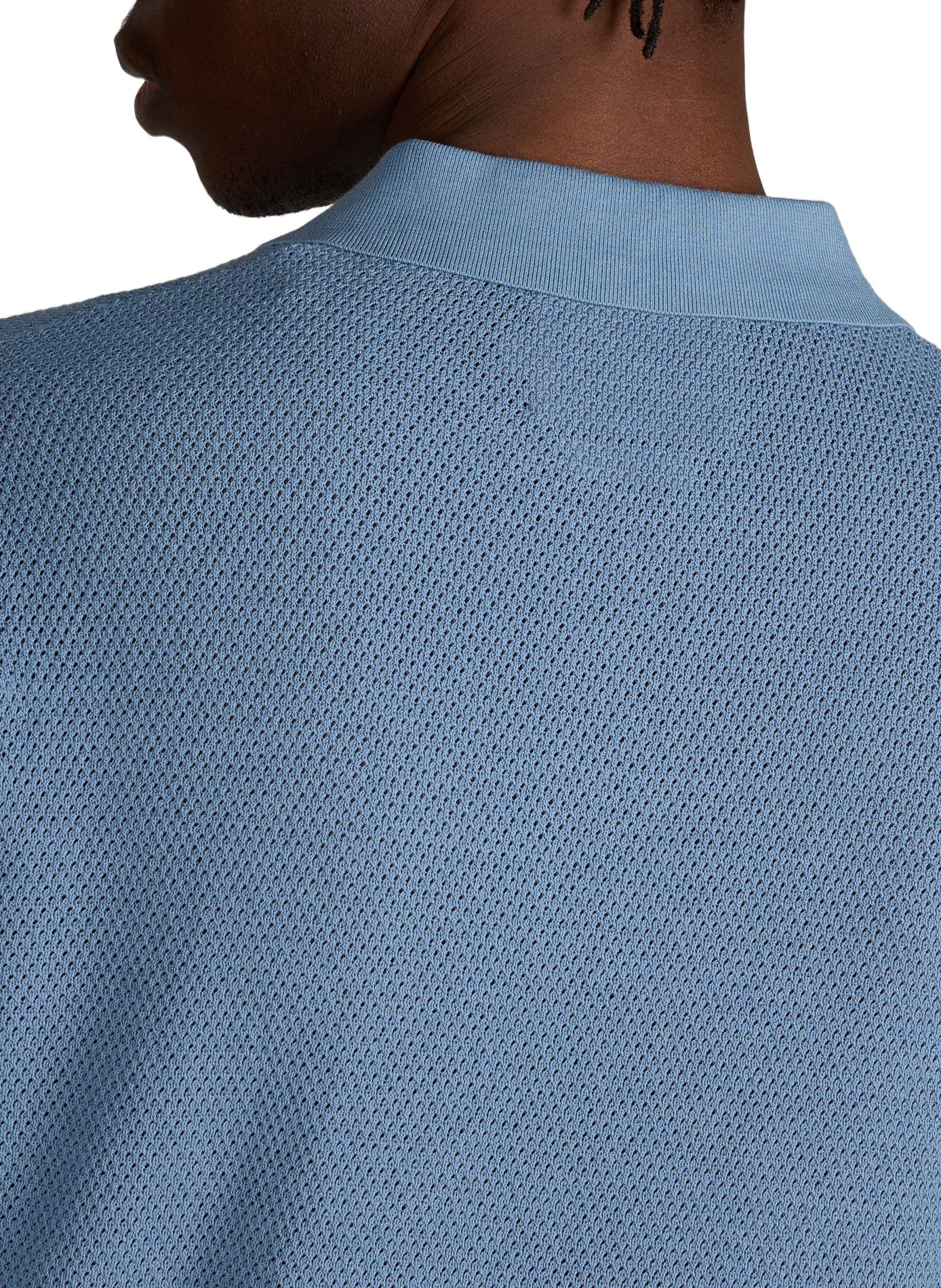 Sloan Mesh Buttonless Cardigan MC2 SAINT BARTH Blue