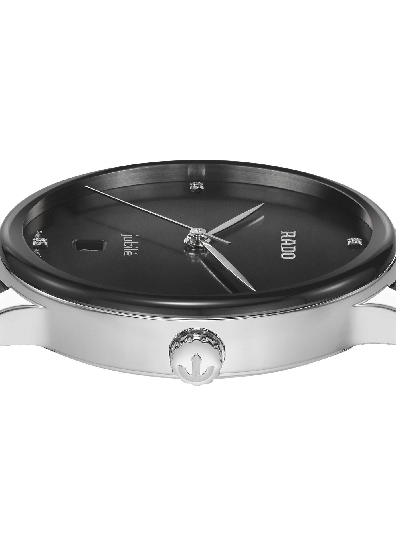 Montre Centrix Quartz Diamonds en céramique RADO Noir