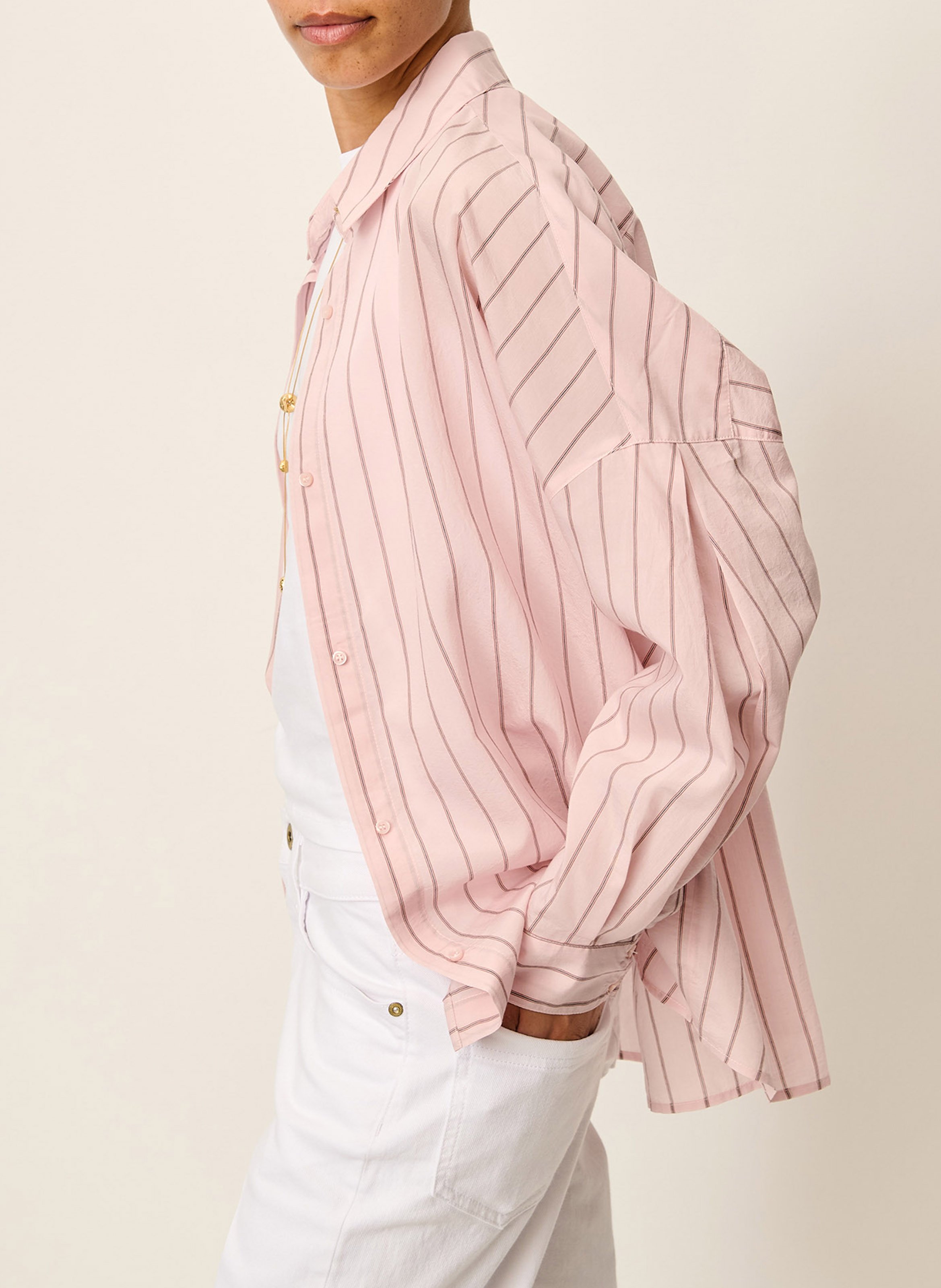 Chemise col classique dazik | Rose SESSUN Femme