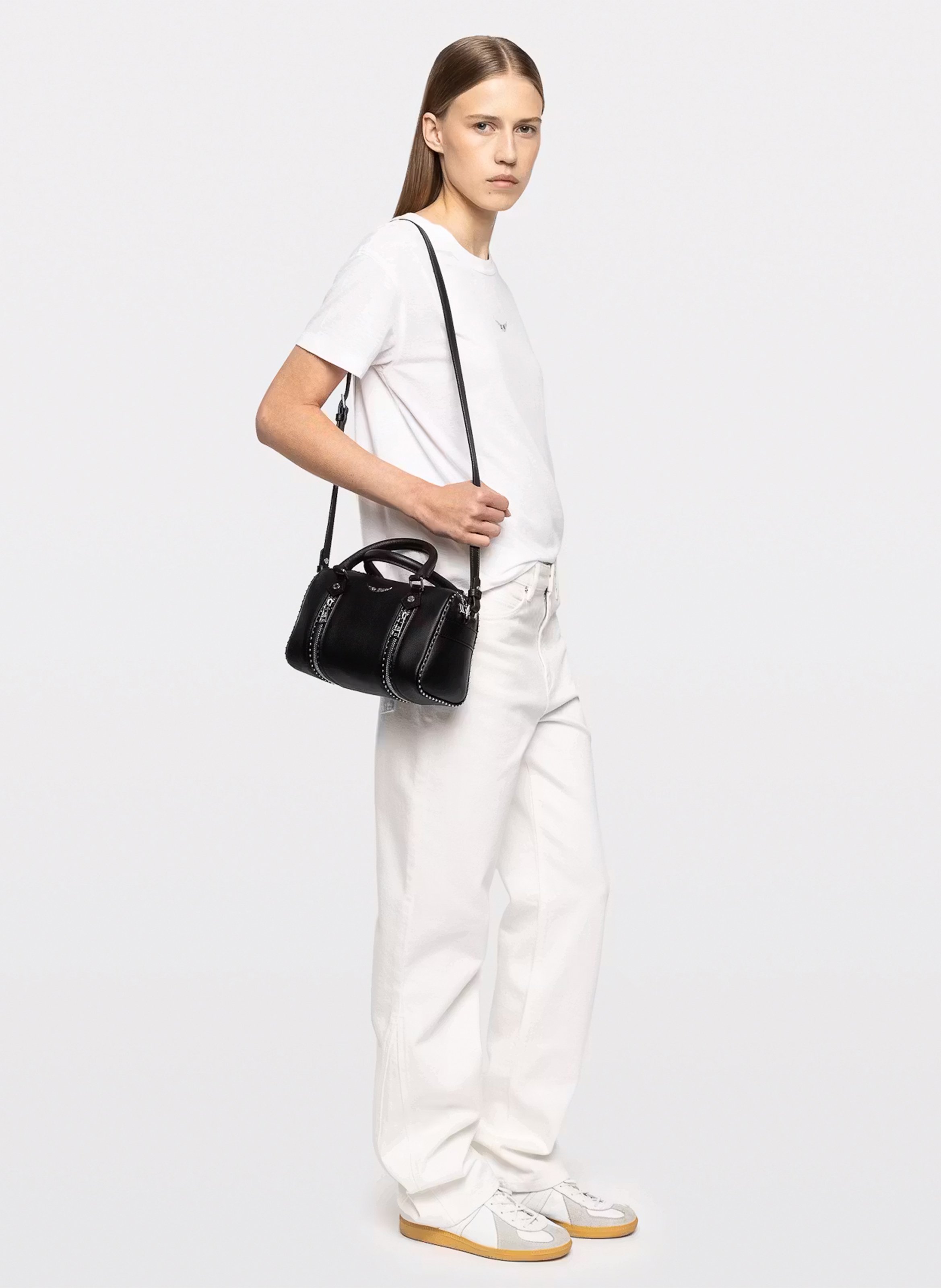 Sac cabas en cuir xs sunny ZADIG&VOLTAIRE Noir