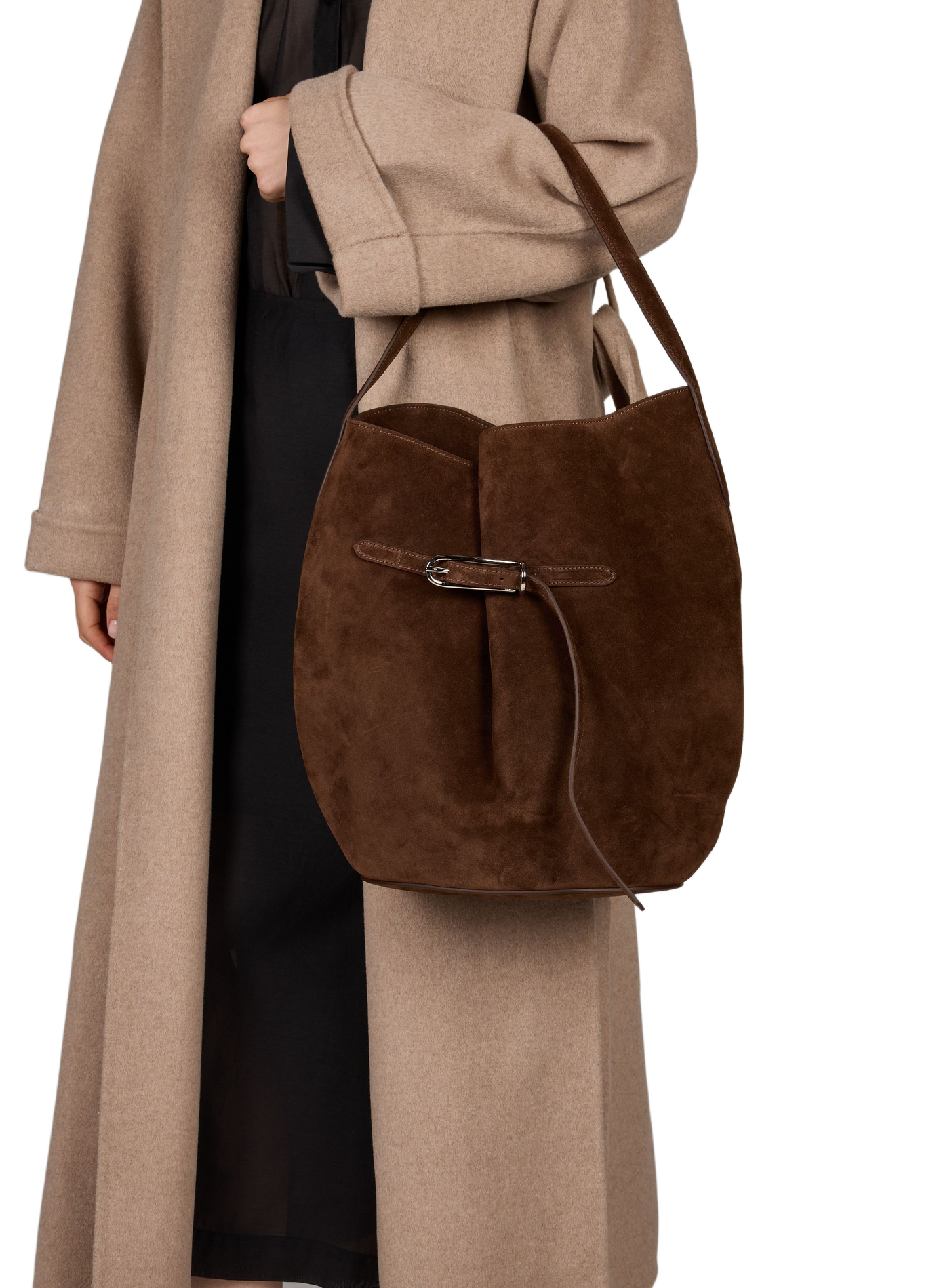 Sac porté épaule en cuir LIFFNER Marron