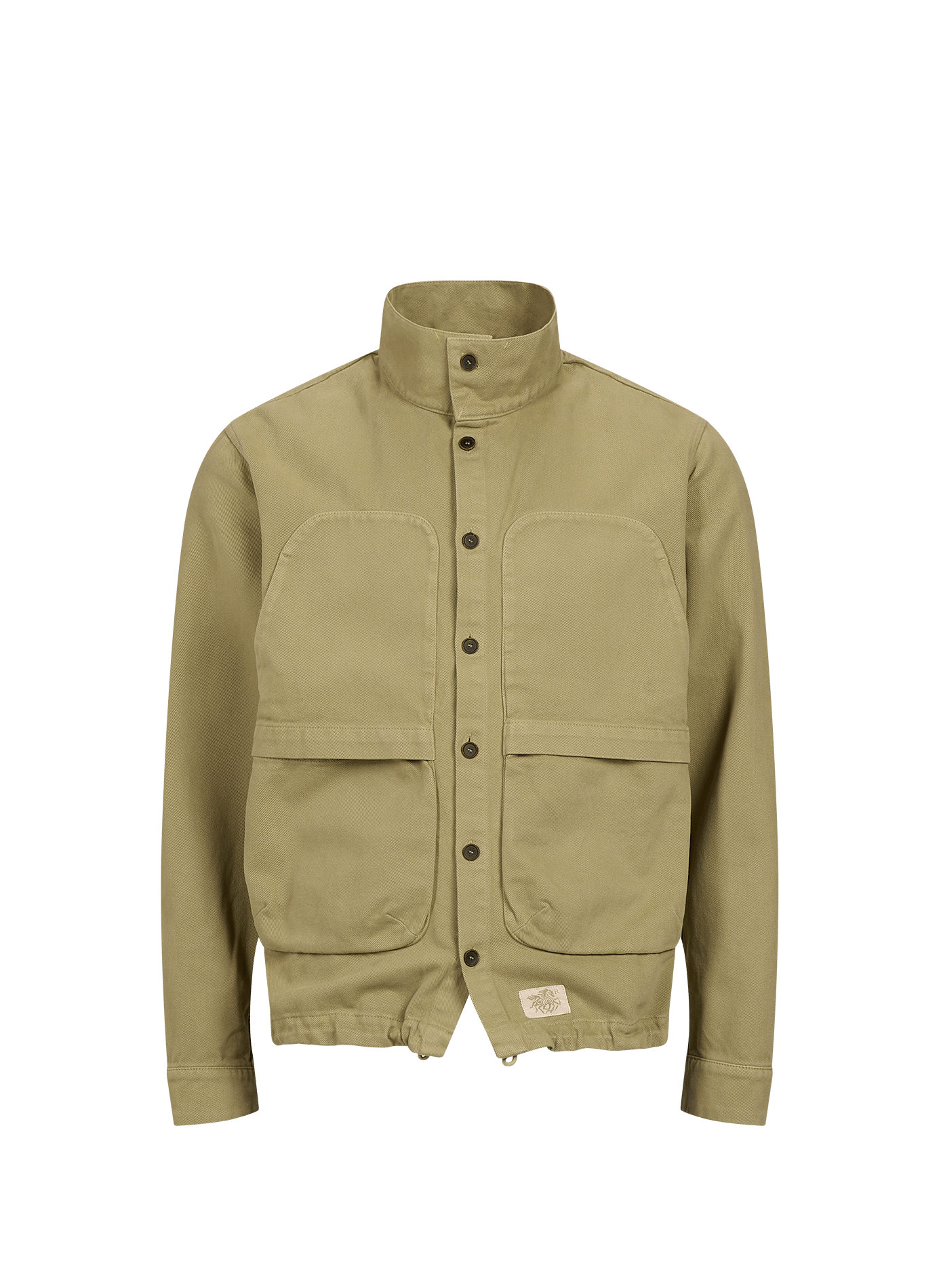 Veste denim en coton RANRA Kaki