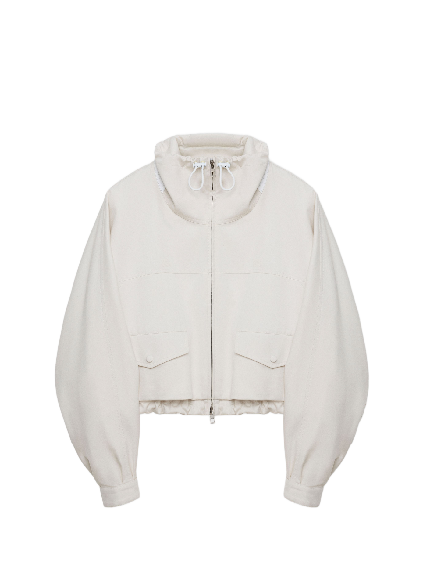 Giacca con cappuccio in cotone e seta LOEWE Beige