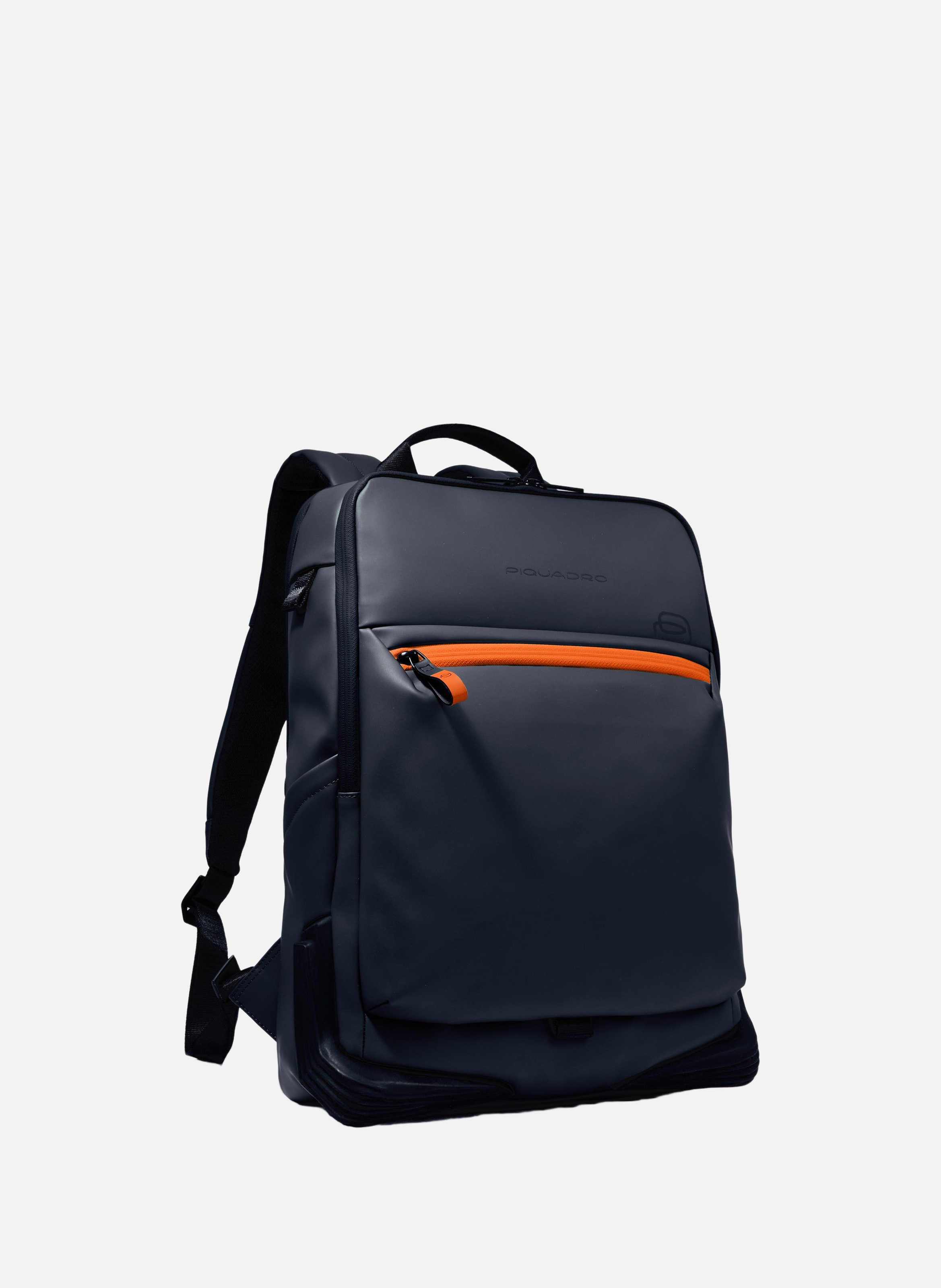 Water resistant computer 15,6" backpack PIQUADRO Blue