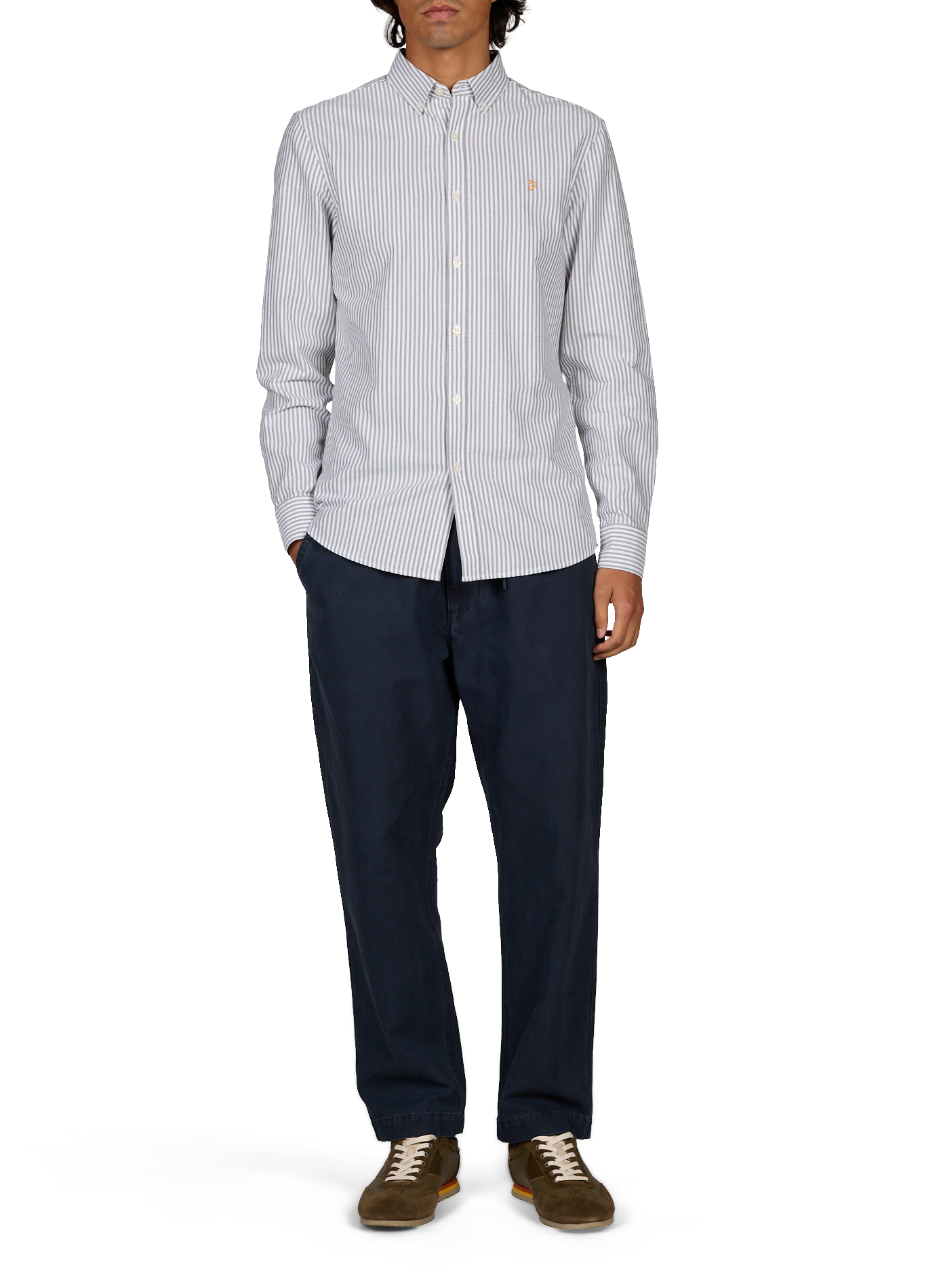 Cotton shirt FARAH Green