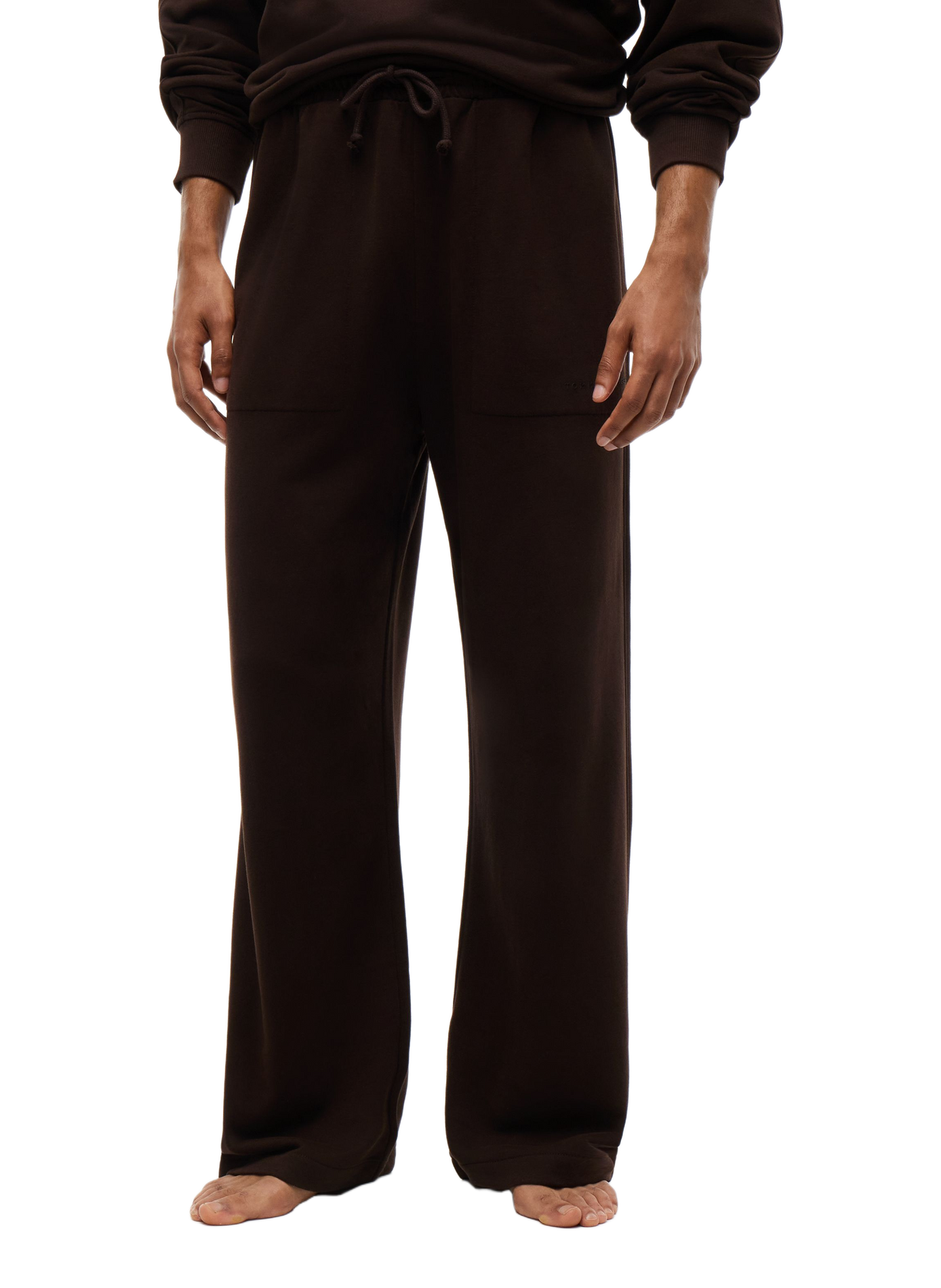 Cotton-blend joggers TOMMY HILFIGER Brown