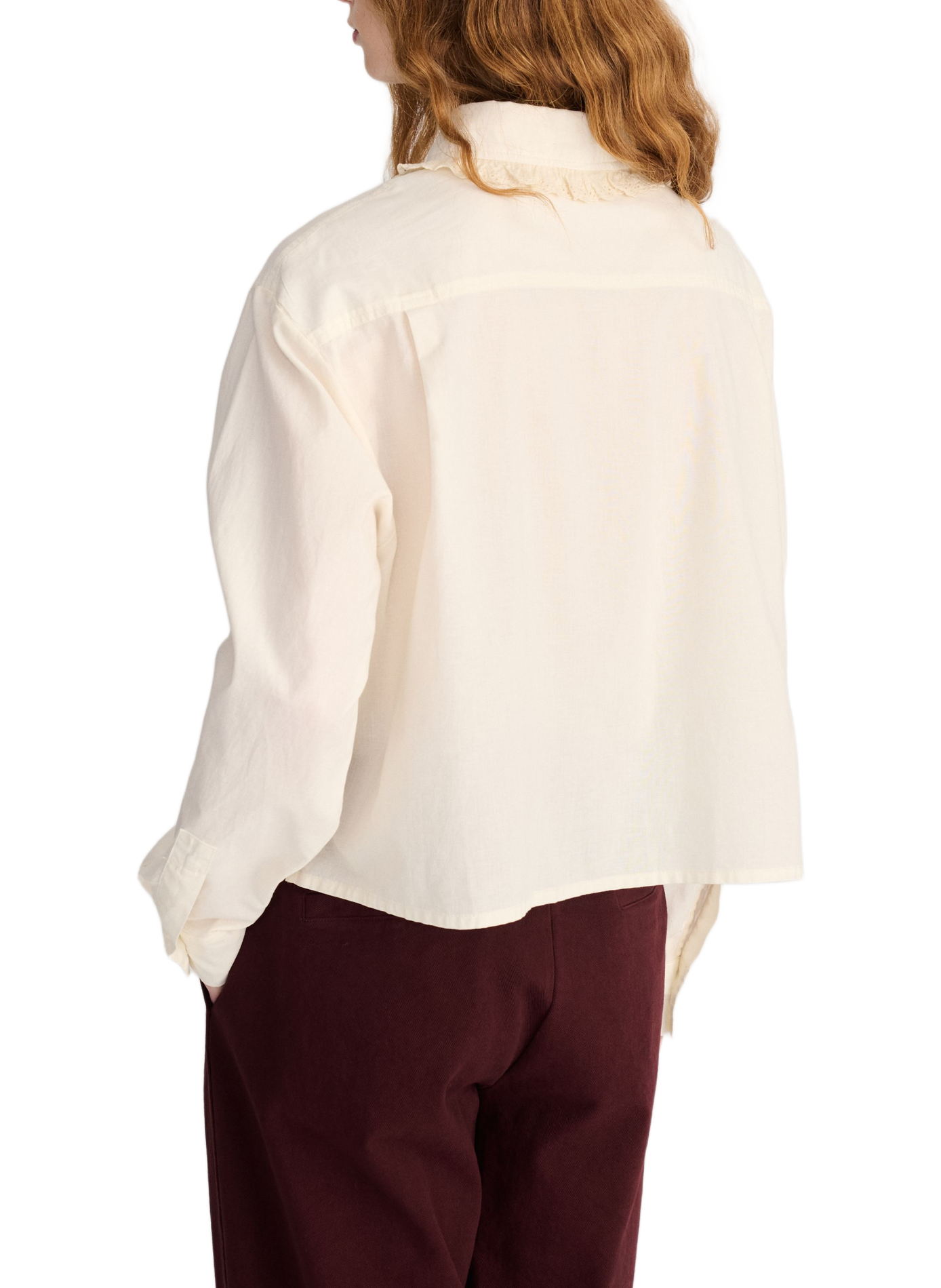 Pantalon ample taille haute uni BOBO CHOSES Brown