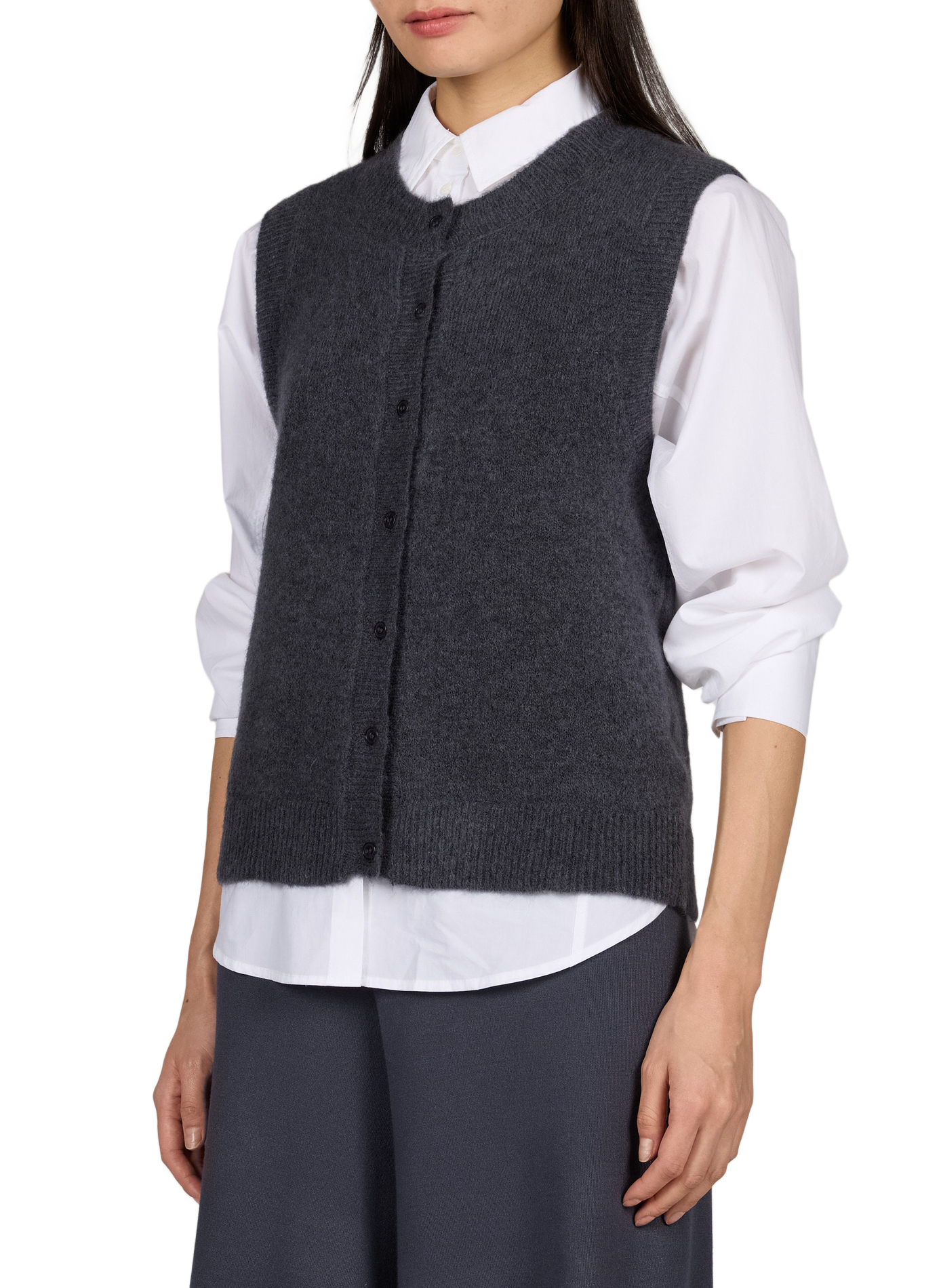 Bondie Hope sleeveless cardigan MSCH Blue