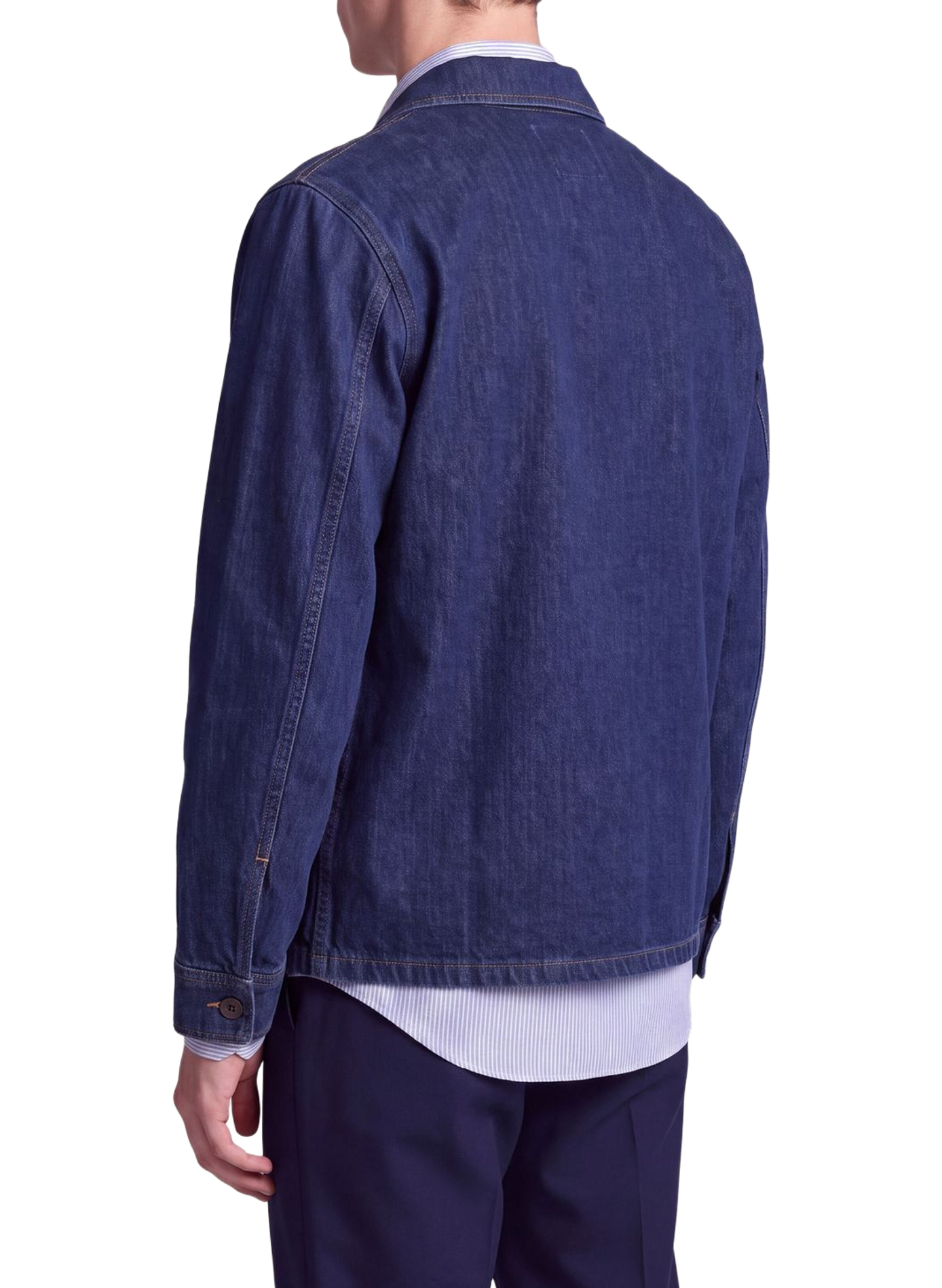 Gerade geschnittenes Denim-Overshirt aus Baumwolle SEIDENSTICKER Blau