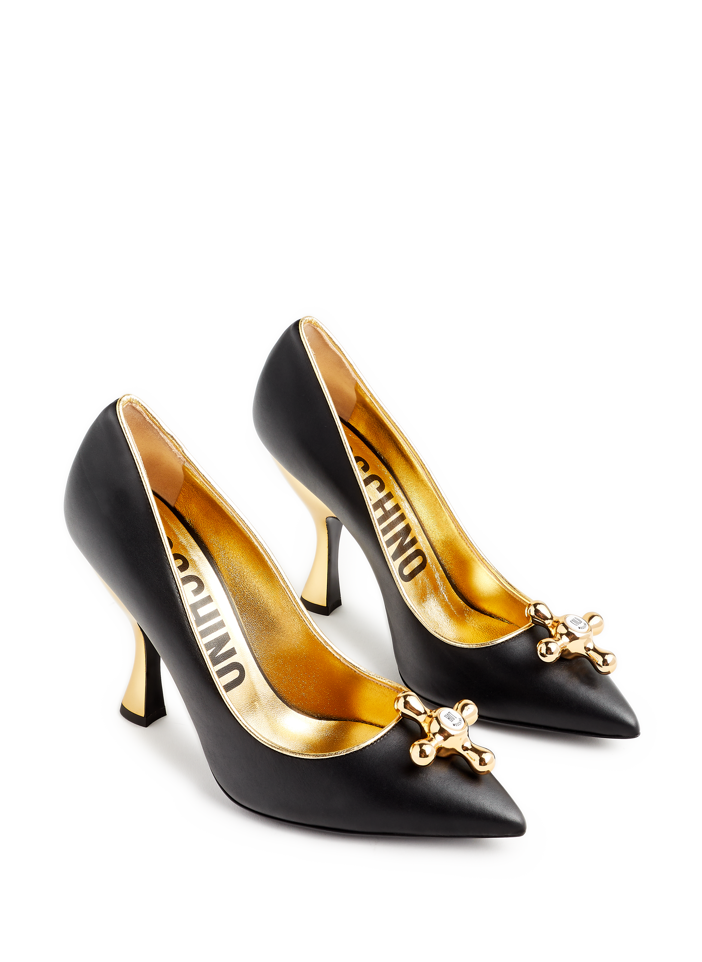 Escarpins Robinet en cuir