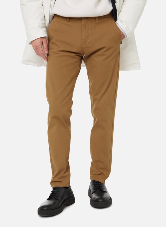 Slim-fit cotton chinos Brown by DOCKERS DOCKERS Slim-fit cotton chinos Brown