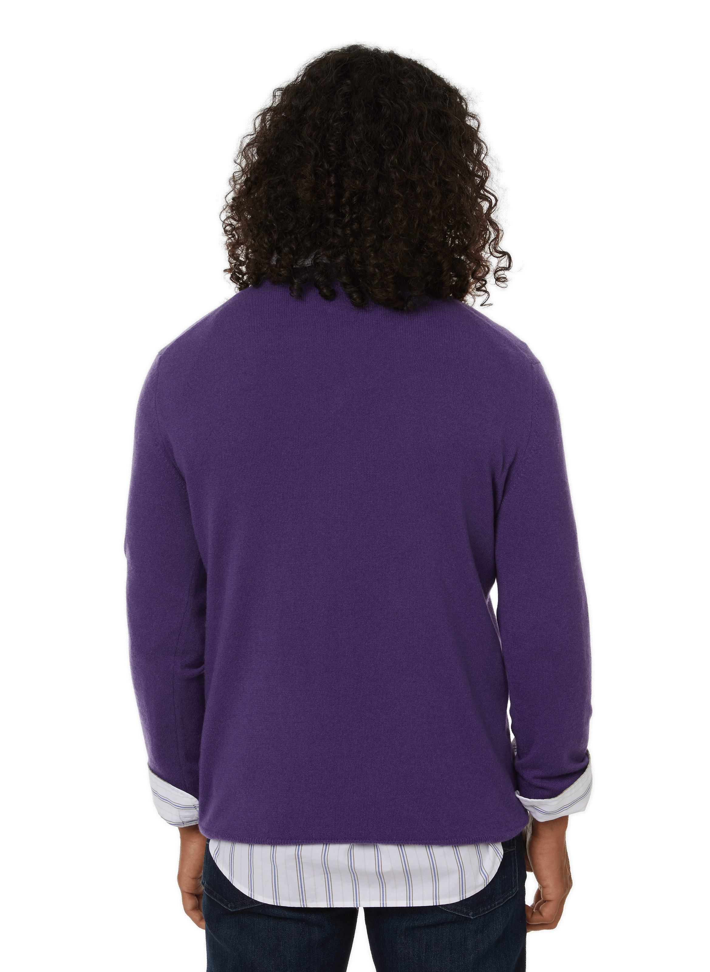 Pull en cachemire AU PRINTEMPS PARIS Violet