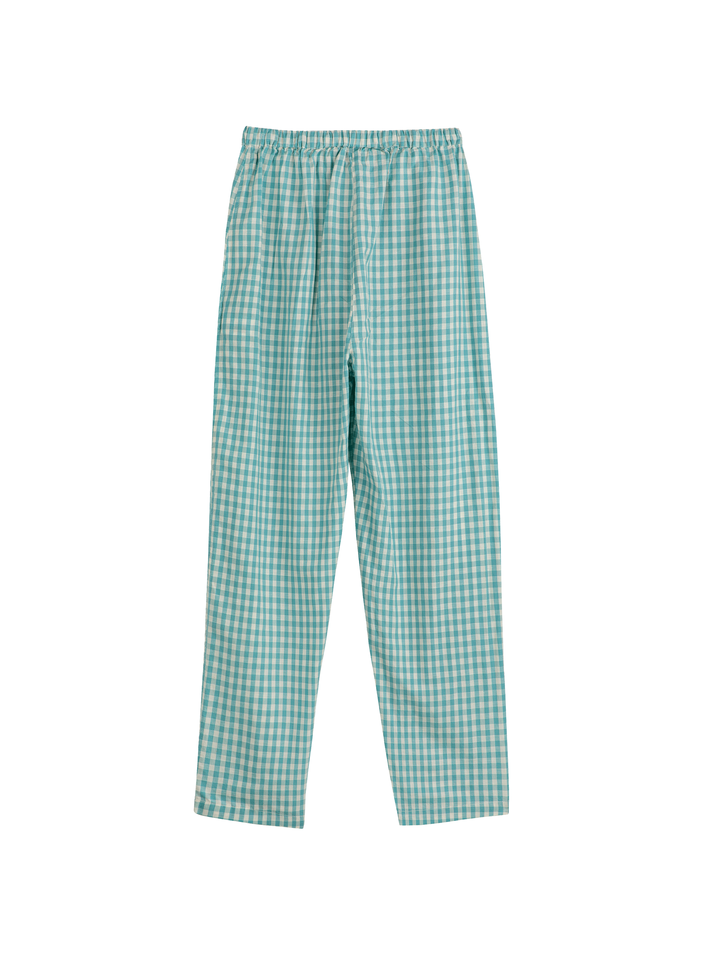 Pantalon imprimé vichy en coton  BOBO CHOSES Bleu