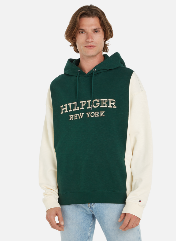 TOMMY HILFIGER Cotton hoodie Green