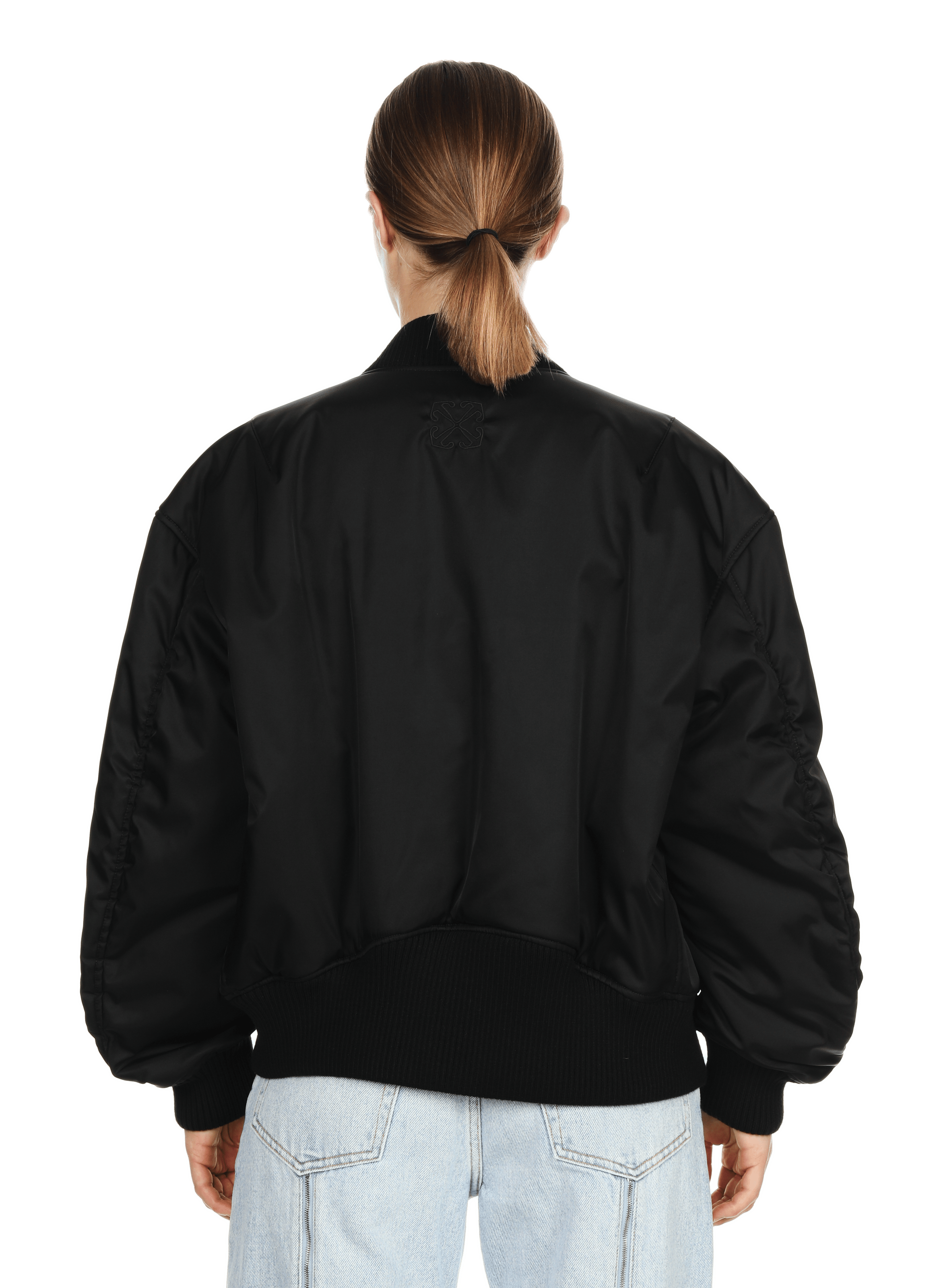 Blouson à logo OFF-WHITE Noir