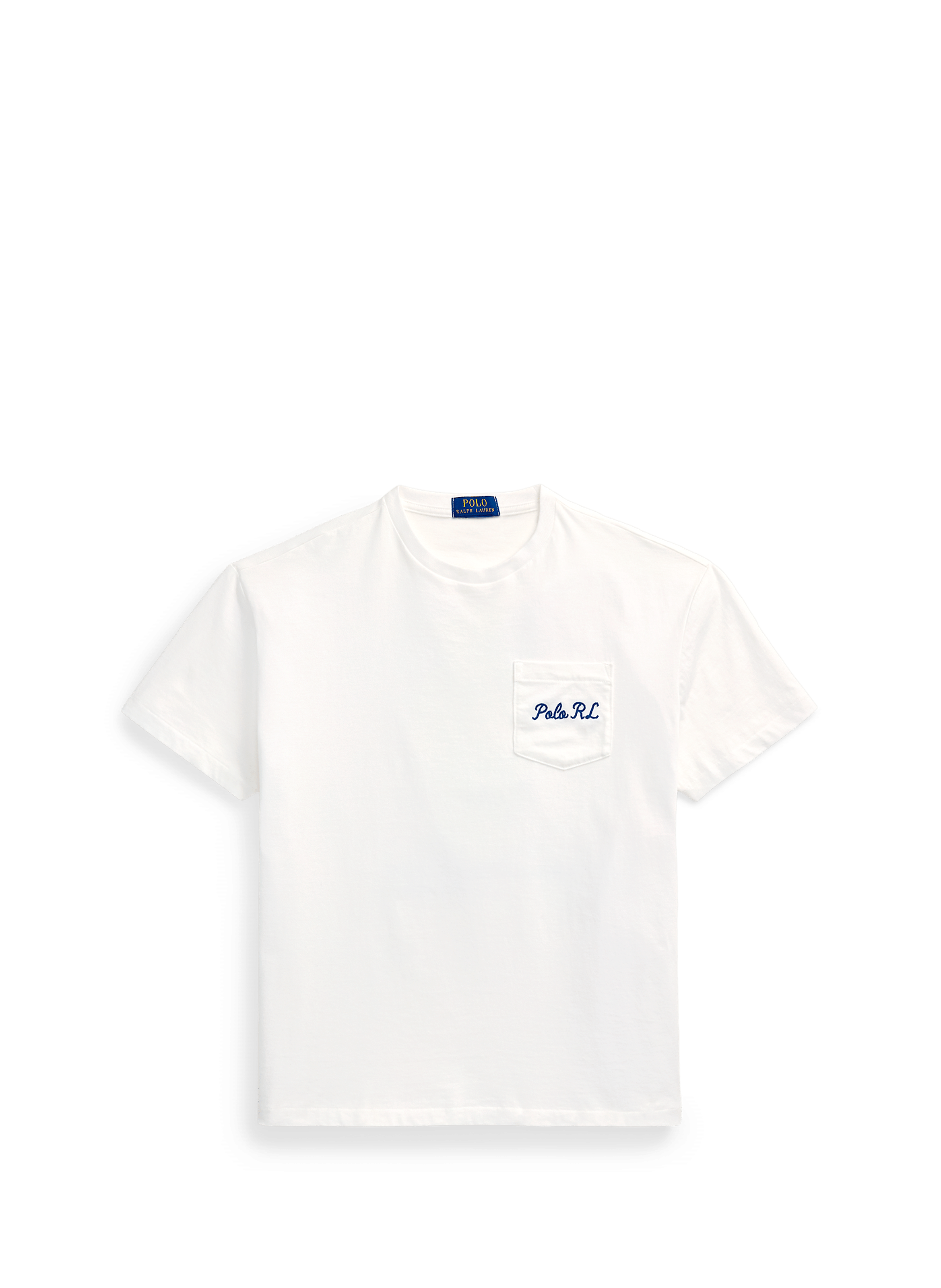 T-shirt droit imprimé en coton POLO RALPH LAUREN Blanc