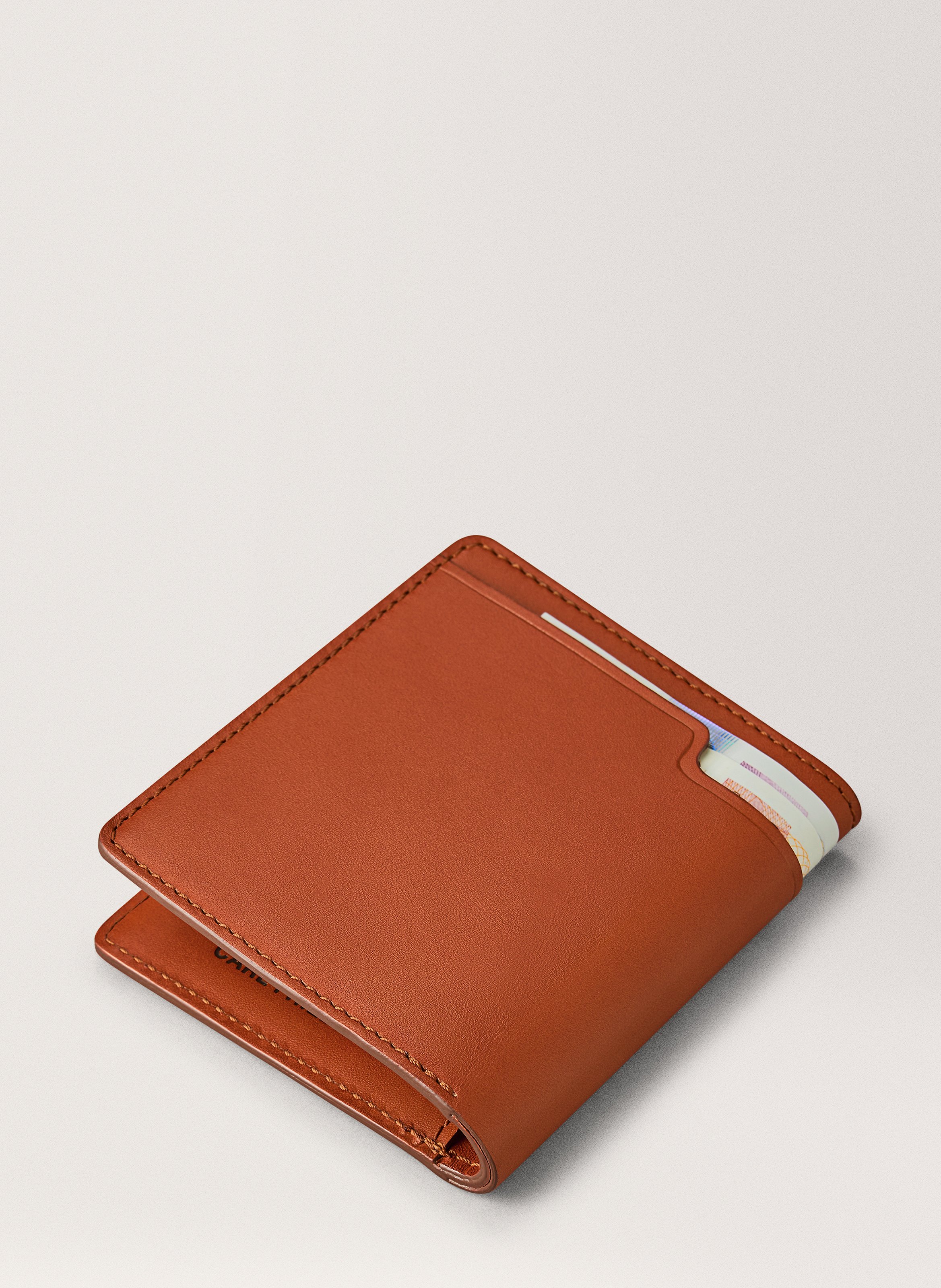 Portefeuille 'walden' en cuir vachetta Marron