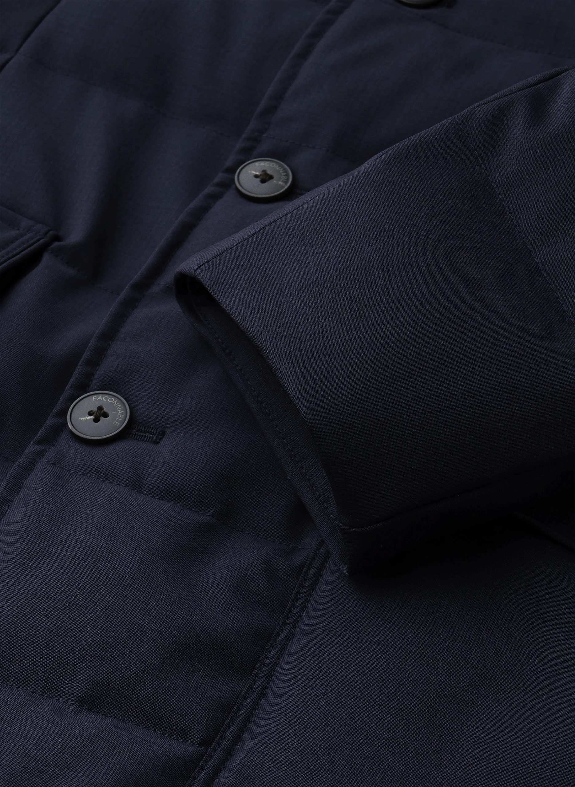 Padded gilet FACONNABLE Blue