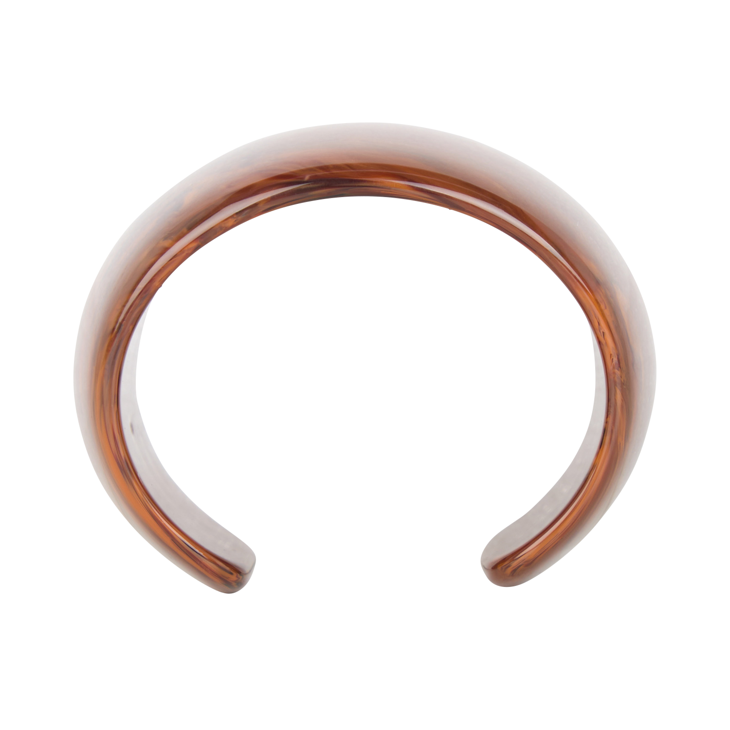 Bracelet large marbré ambrito SESSUN Rouge