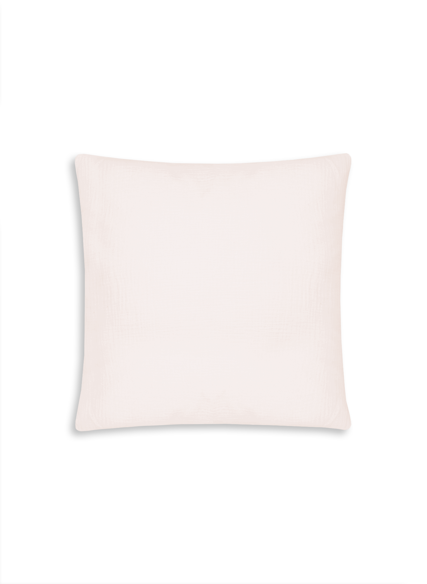 Taie d'oreiller en gaze de coton biologique AU PRINTEMPS PARIS Rose