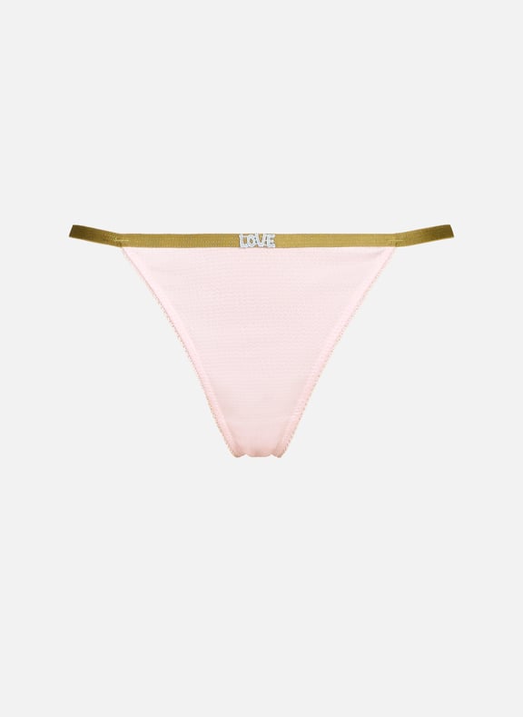Culotte échancrée en dentelle Rose by LOVE STORIES LOVE STORIES Culotte échancrée en dentelle Rose