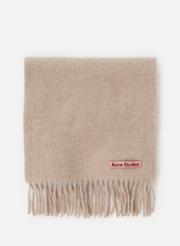 Echarpe en laine Beige by ACNE STUDIOS ACNE STUDIOS Echarpe en laine Beige