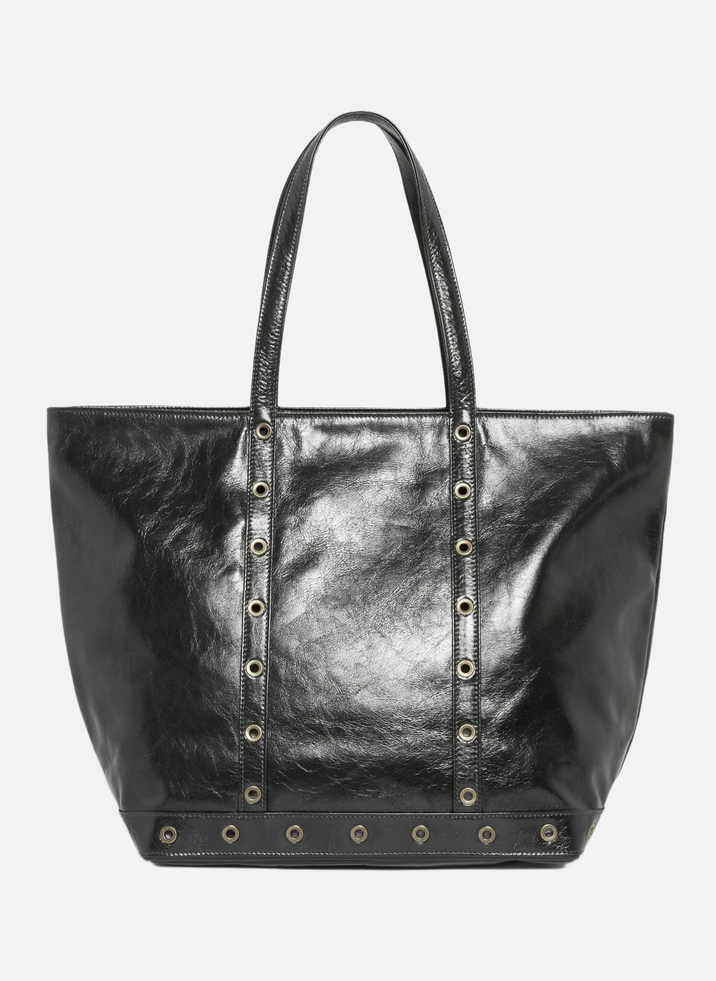 VANESSA BRUNO Cabas l en cuir Noir